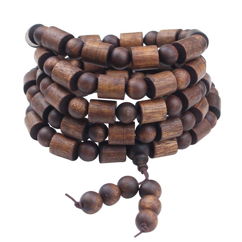 9-10mm Grade A Natural Wood Bracelet Rosary Men Woman Round Bucket Prayer Beads 9-10mm Grade A Natural Wood Bracelet Rosary Men Woman Round Bucket Prayer Beads