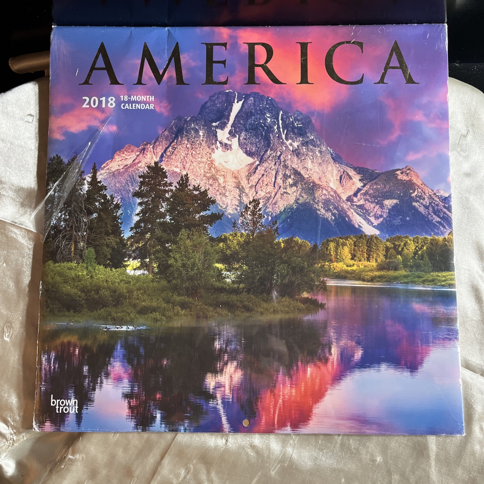 BrownTrout America 2018 wall calendar at a special price, size 12'' x 12''