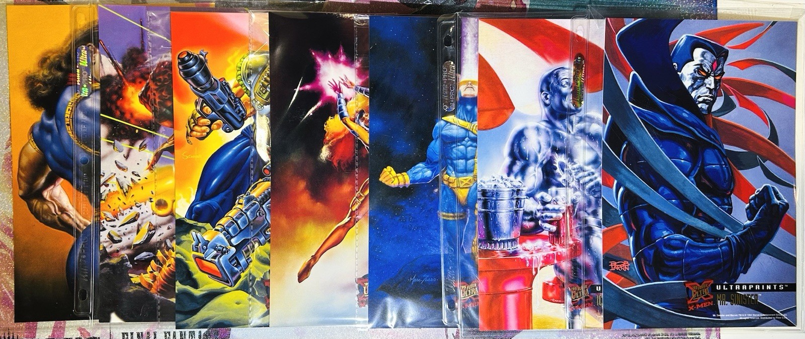 1995 Fleer Ultra Marvel 6.5 X 10 Ultraprints 7 Out Of 10 1995 Fleer Ultra Marvel 6.5 X 10 Ultraprints 7 Out Of 10