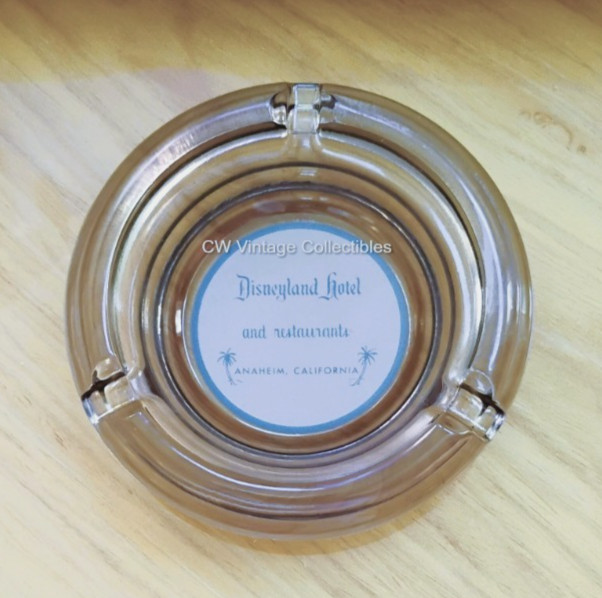 HTF Vintage Disneyland Hotel Restaurants Ashtray ( palm trees logo ) Anaheim CA HTF Vintage Disneyland Hotel Restaurants Ashtray ( palm trees logo ) Anaheim CA