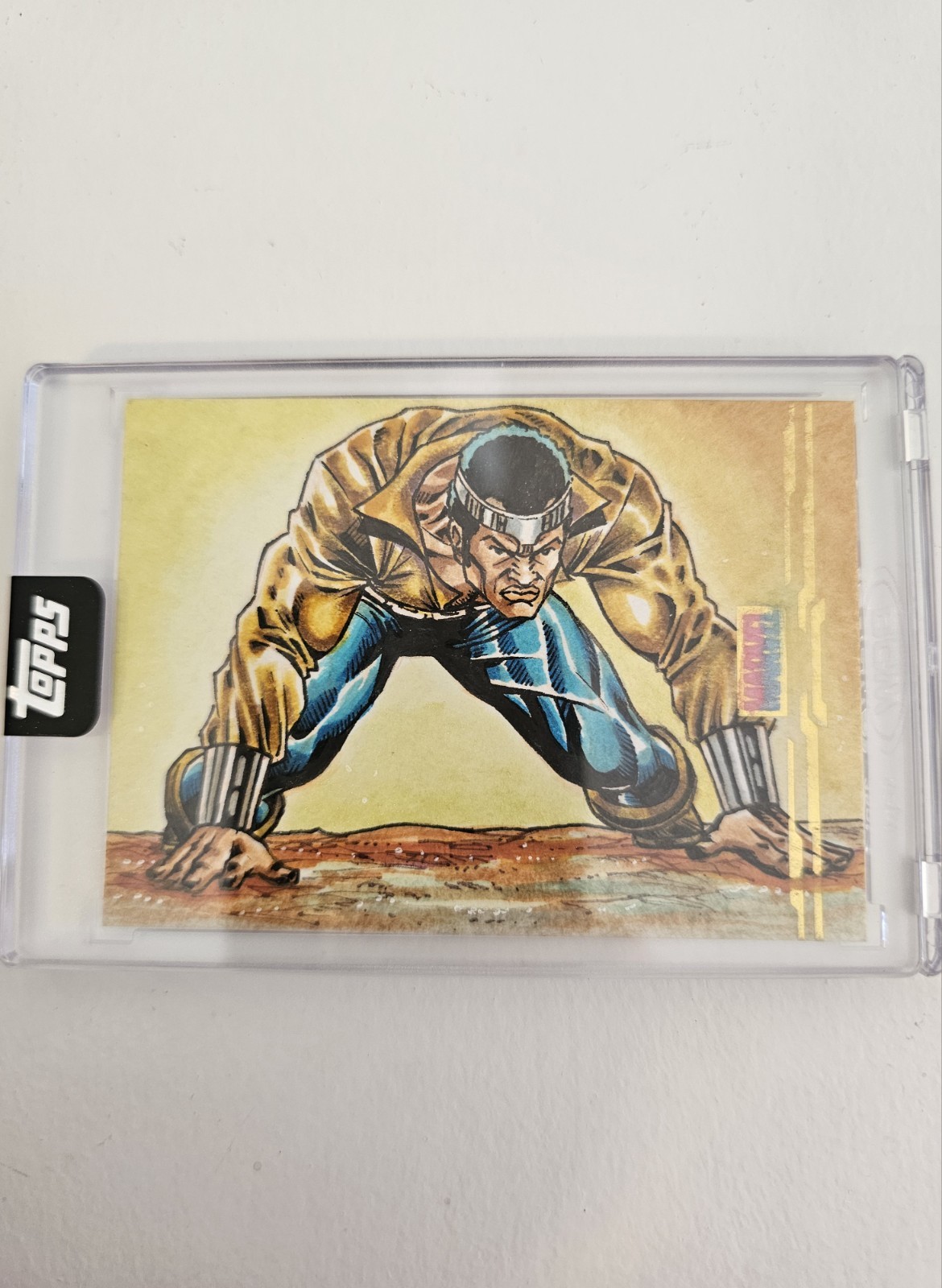 2026 Topps Marvel Mint Luke Cage 1/1 Original Sketch JRJJ Johnruzel Jimenez /1 2026 Topps Marvel Mint Luke Cage 1/1 Original Sketch JRJJ Johnruzel Jimenez /1