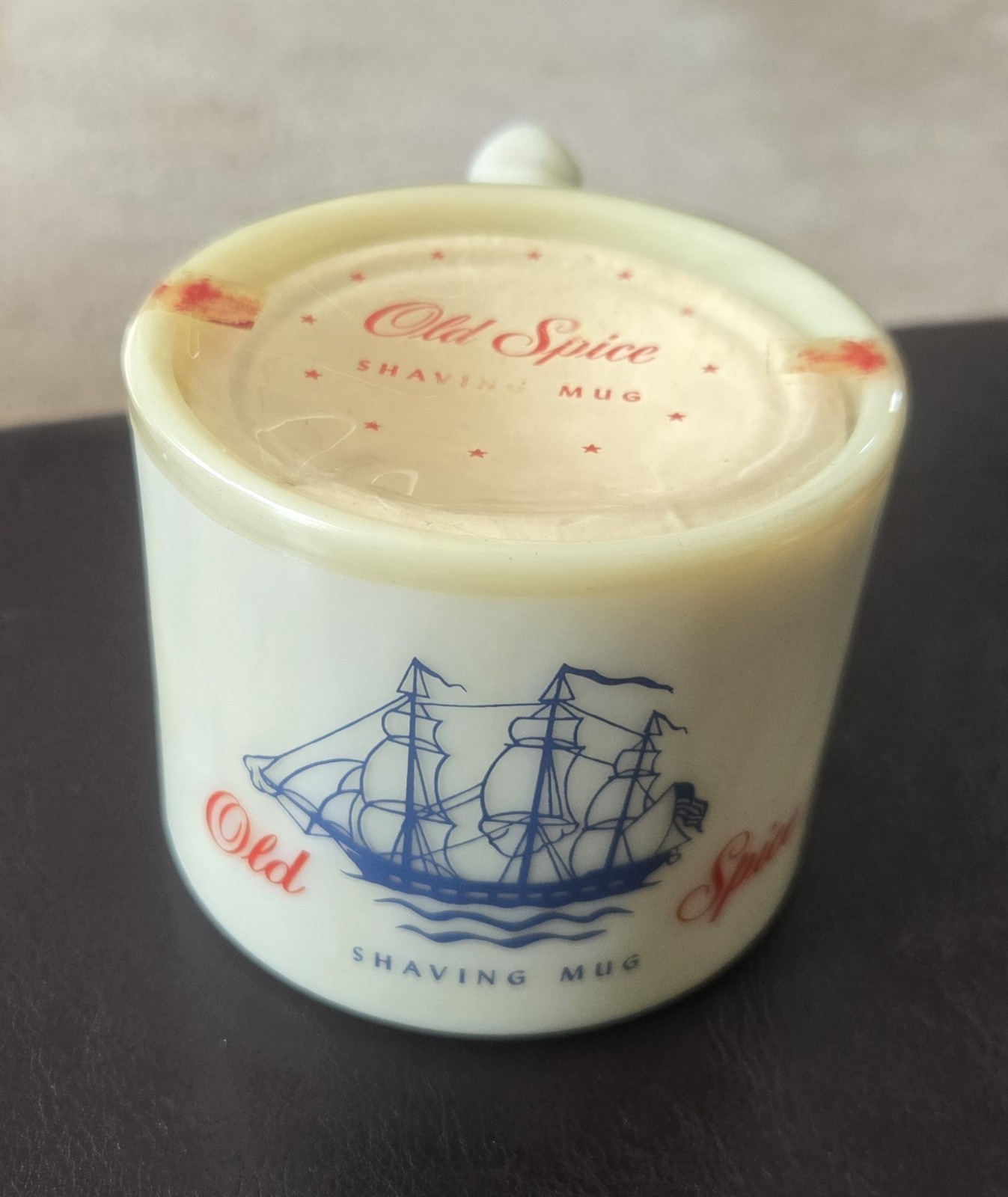 VINTAGE SHULTON EARLY AMERICAN OLD SPICE SHAVING MUG WITH SOAP VINTAGE SHULTON EARLY AMERICAN OLD SPICE SHAVING MUG WITH SOAP