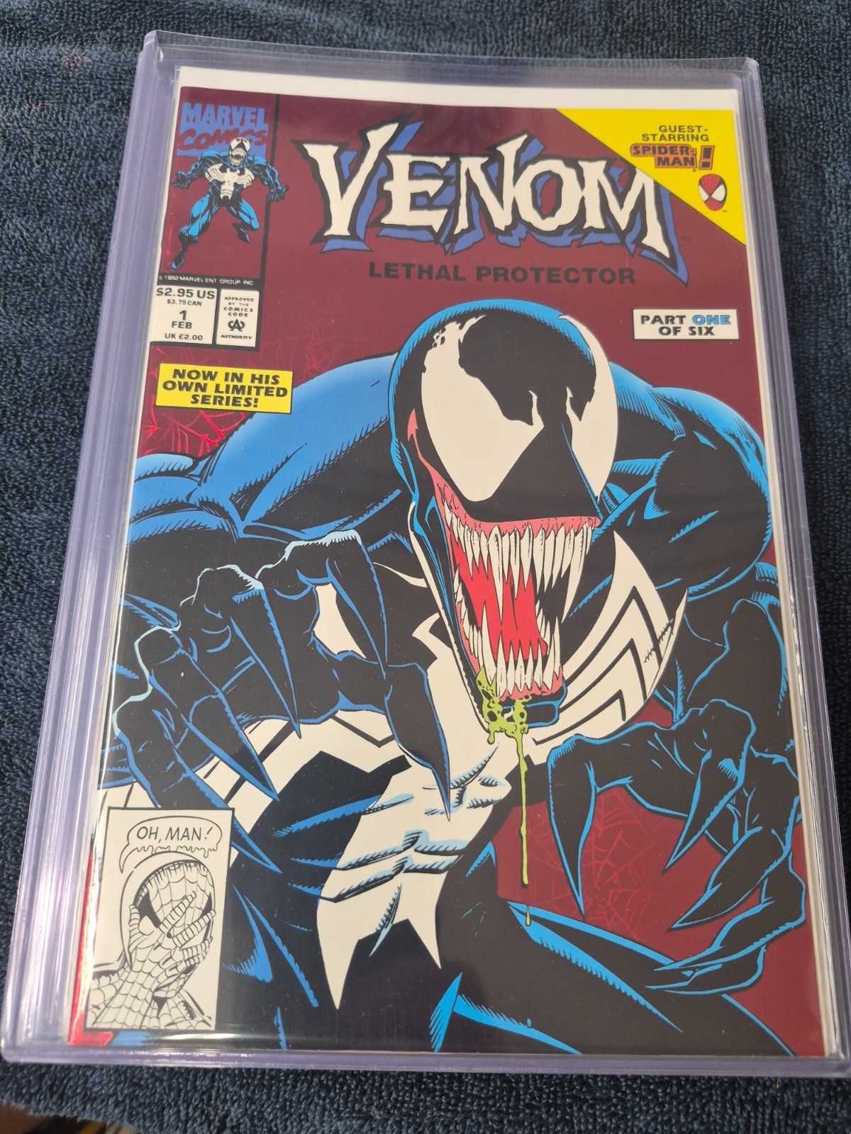 Venom Lethal Protector 1 1992 NM $10 FLAT COMBINED SHIPPING Venom Lethal Protector 1 1992 NM $10 FLAT COMBINED SHIPPING