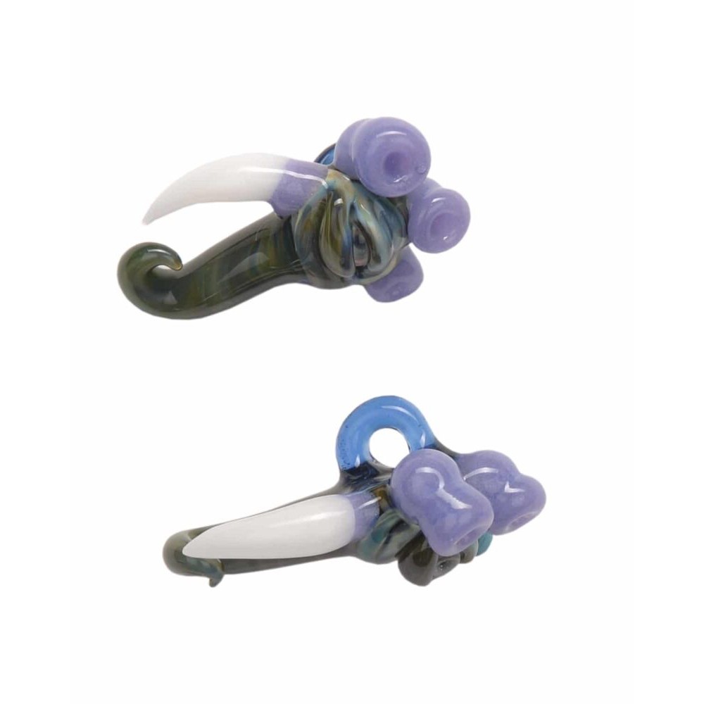 Torched Glass Pendant - Monster V4