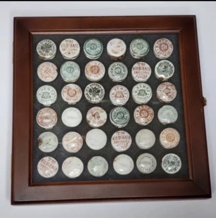 Pre-1900s Antique Beer Bottles Cap's.Collection 36 pieces.Original 100% Pre-1900s Antique Beer Bottles Cap's.Collection 36 pieces.Original 100%