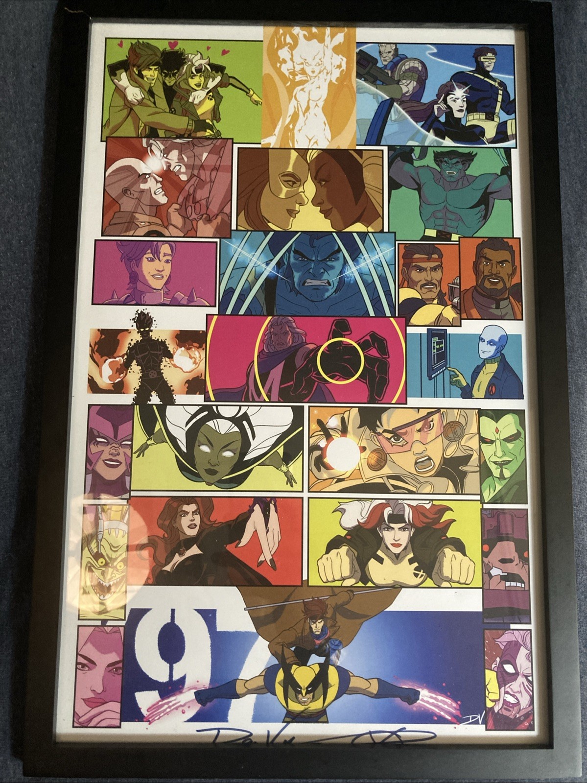 X-men ‘97 Signed Print by Dan Vessenmeyer, Storyboard Artist of X-men: TAS 92-97