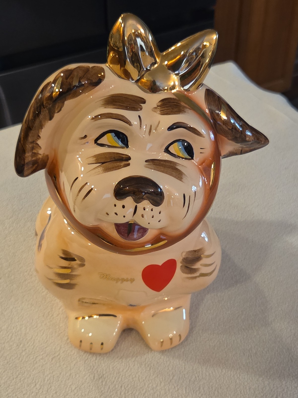 Rare Limited Only 25 Gold Shirley Corl Southwest Treasures Muggsy Cookie Jar Rare Limited Only 25 Gold Shirley Corl Southwest Treasures Muggsy Cookie Jar
