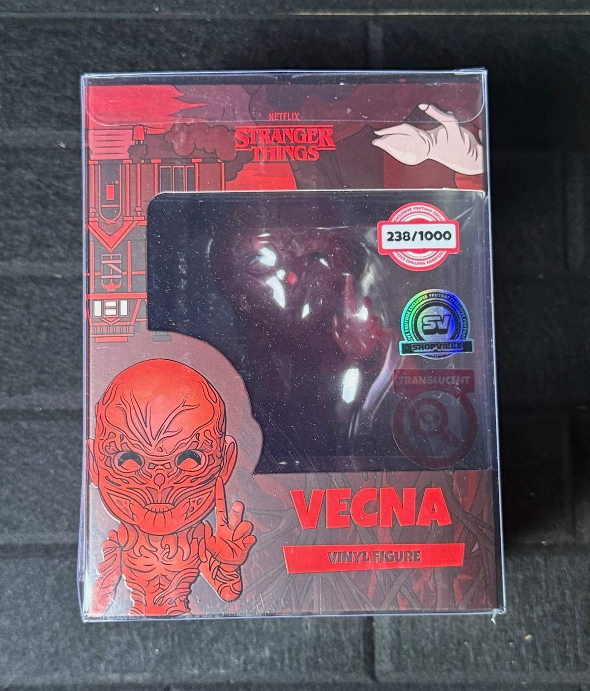 Youtooz Stranger Things Vecna Red Translucent Vinyl Shout Factory 238/1000 New