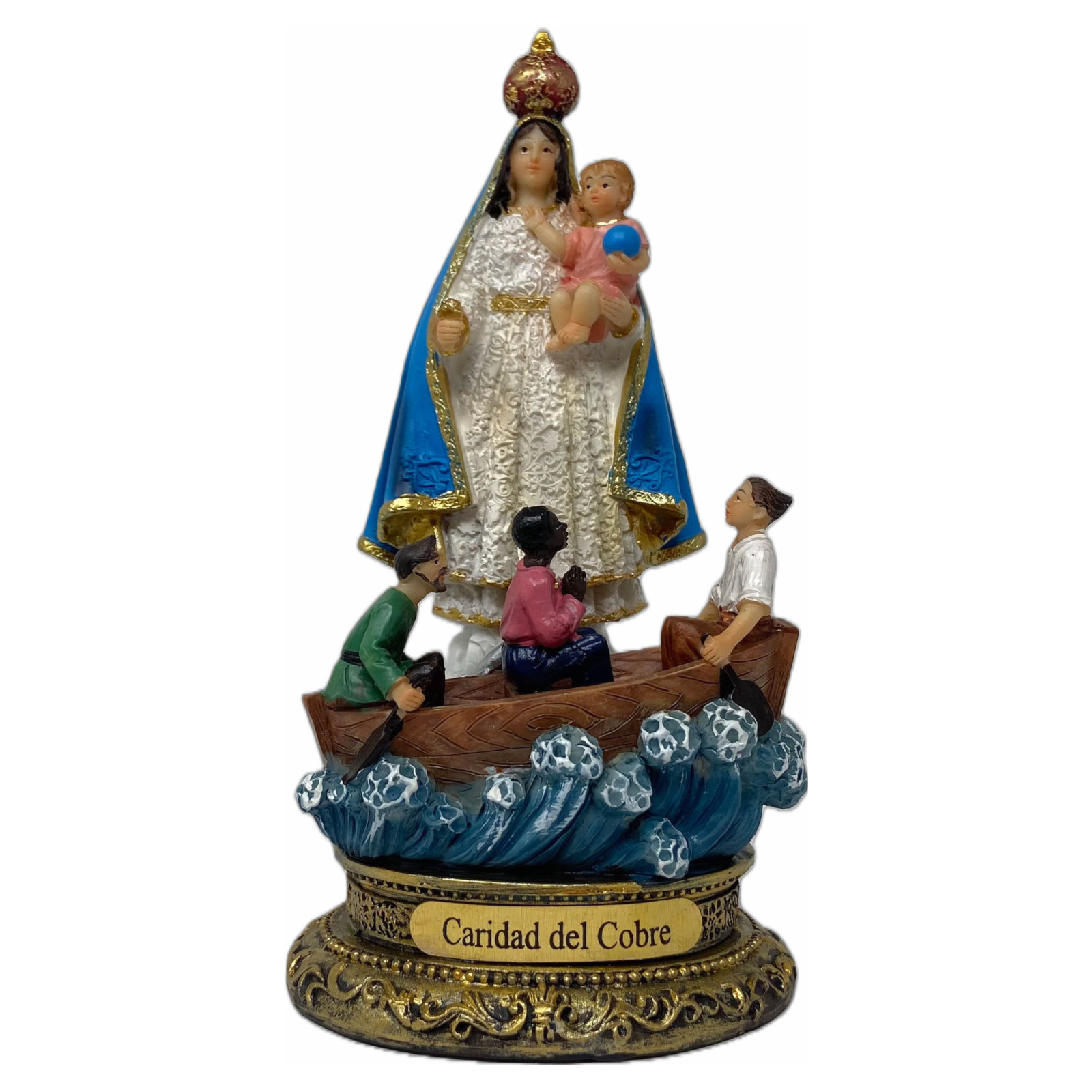 Caridad del Cobre | Our Lady of Charity 6 Inch Resin Figurine N61921 Imagen New Caridad del Cobre | Our Lady of Charity 6 Inch Resin Figurine N61921 Imagen New