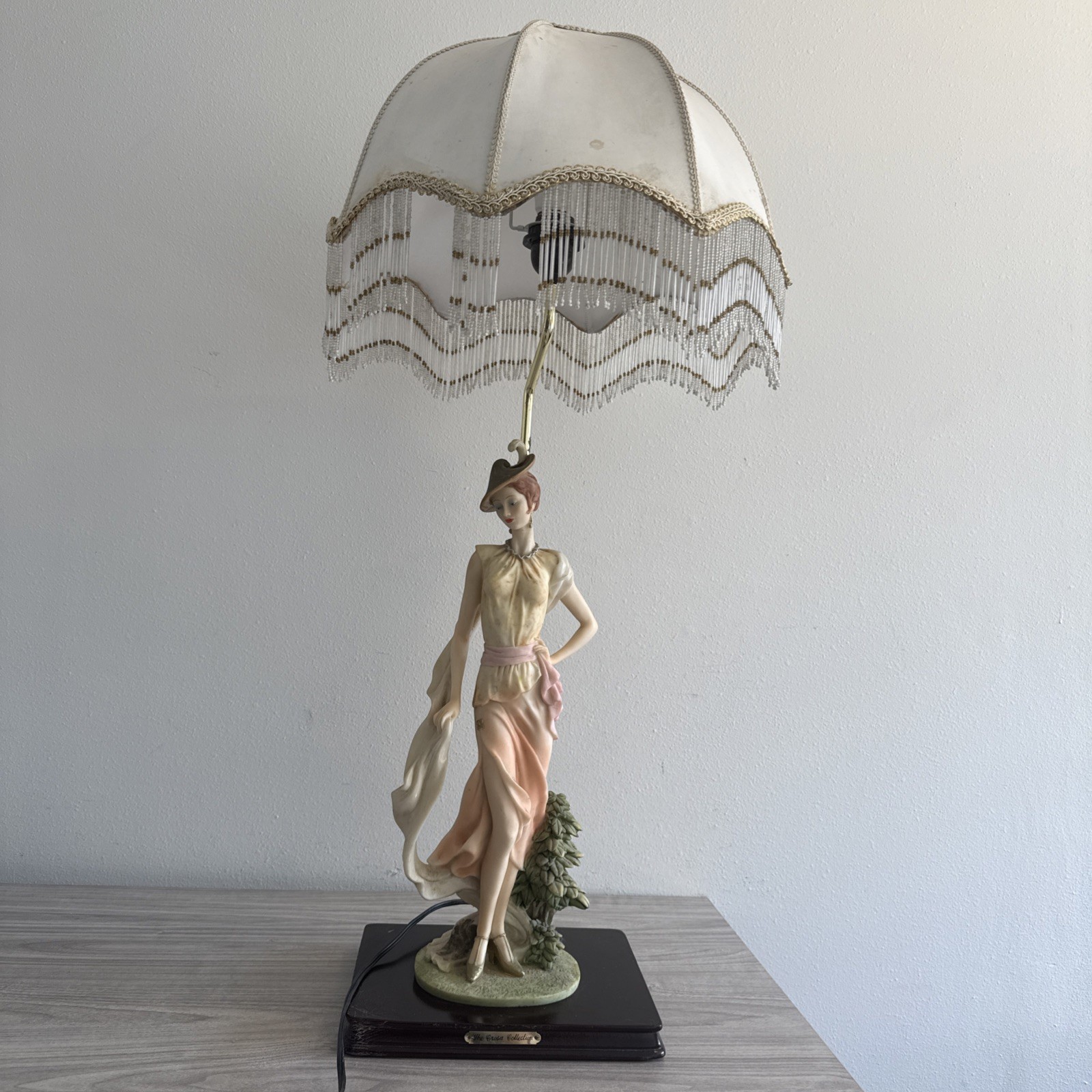The Crosa Collection Lamp Vintage Elegant Woman Porcelain 34”