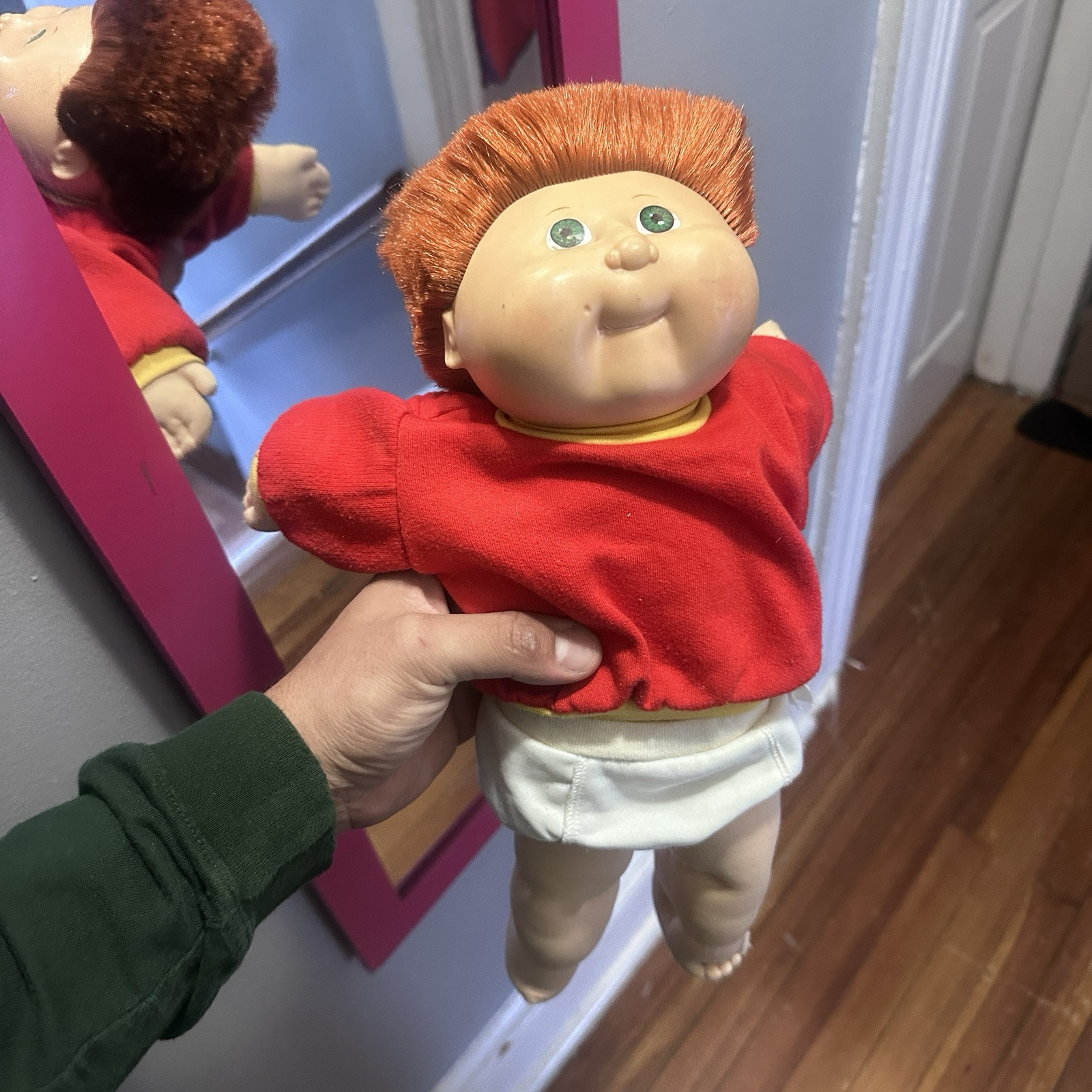 MINTY to Excellent Cabbage PATCH BOY WITH RED SPIKED HAIR. HARD TO FIND 1989 ⭐️
