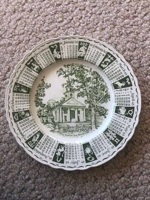 12 VTG ROYAL STAFFORDSHIRE-God Bless This House ZODIAC SIGN CALENDAR PLATE 9" 12 VTG ROYAL STAFFORDSHIRE-God Bless This House ZODIAC SIGN CALENDAR PLATE 9"