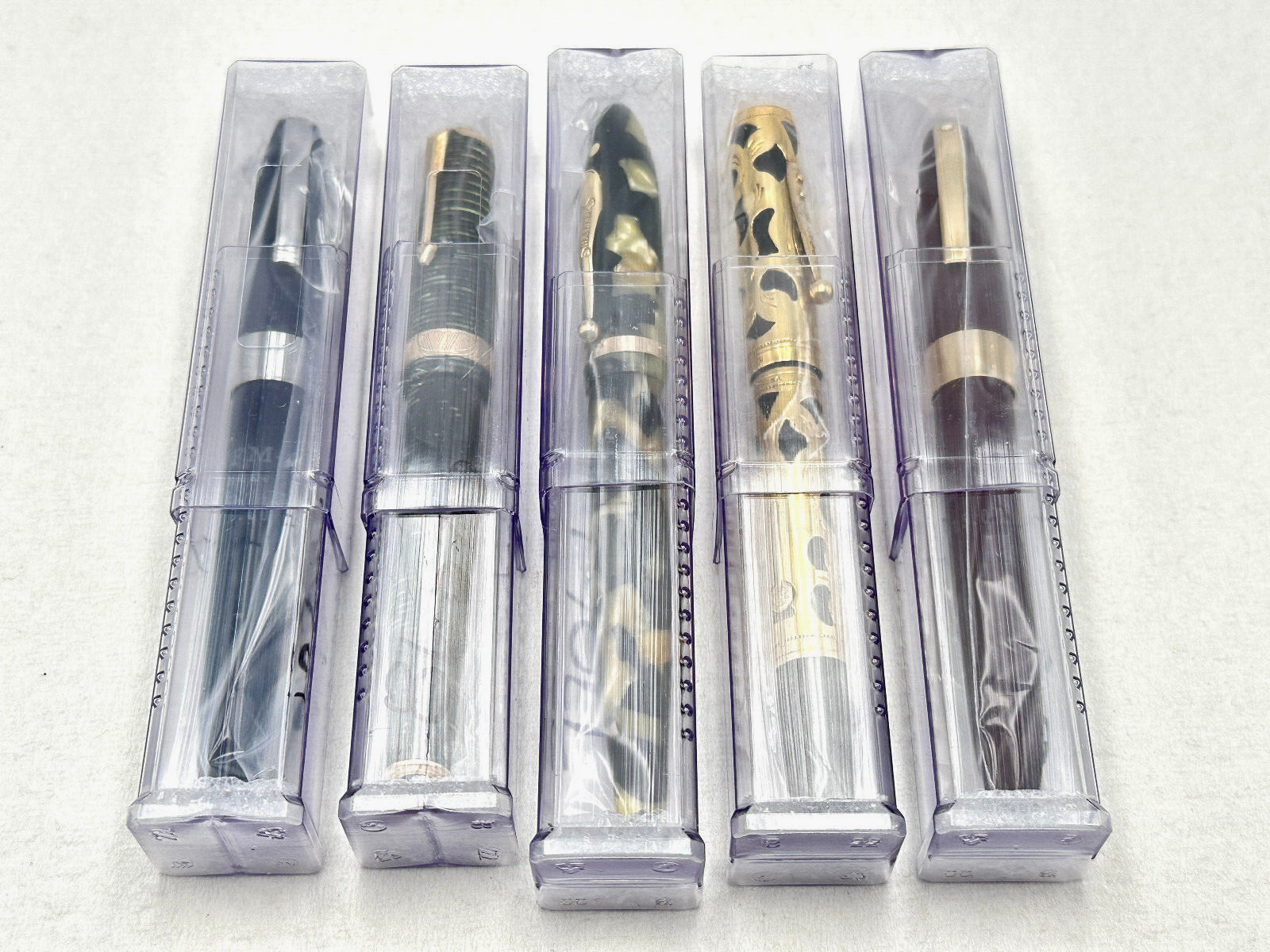 NEW 5 PACK FOUNTAIN PEN PROTECTIVE ADJUSTABLE TELESCOPING SHIP STORAGE TUBE KIT NEW 5 PACK FOUNTAIN PEN PROTECTIVE ADJUSTABLE TELESCOPING SHIP STORAGE TUBE KIT