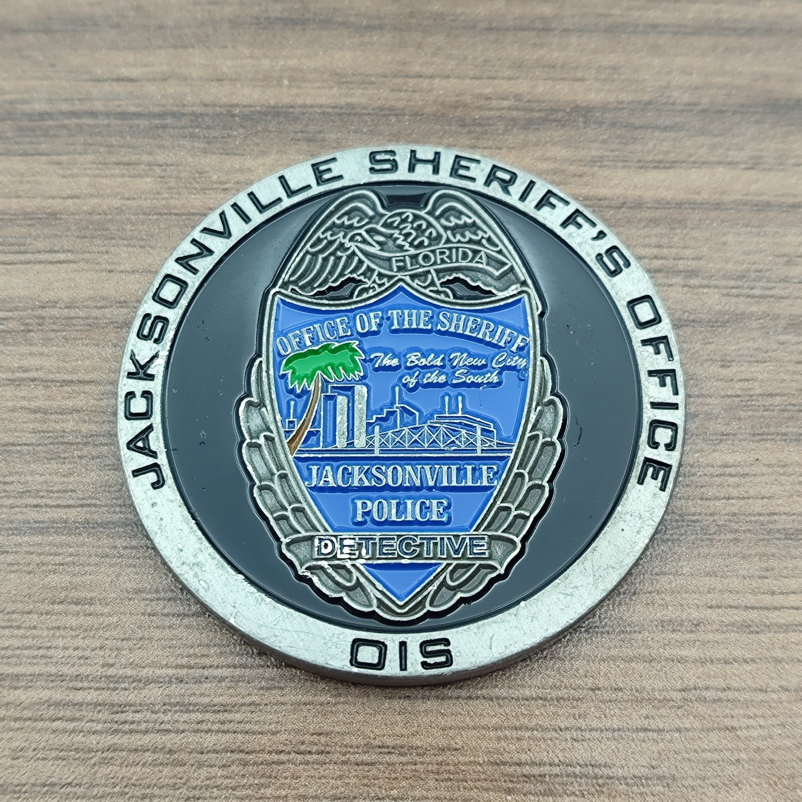 Jacksonville Sheriff's Office Cold Case Unit Challenge Coin #2 Jacksonville Sheriff's Office Cold Case Unit Challenge Coin #2