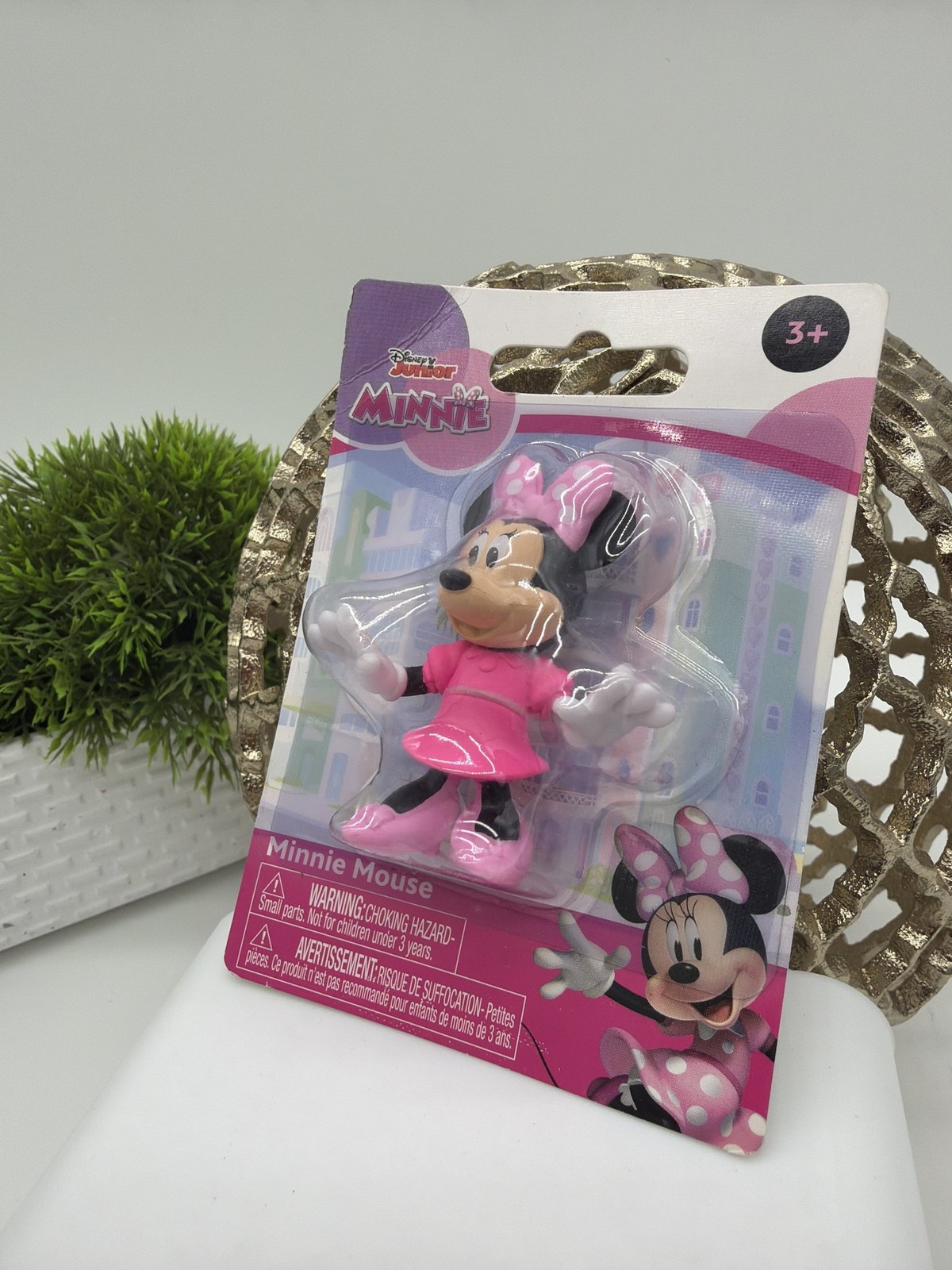 Disney Junior Minnie Mouse Collectible Figure Sealed on Card