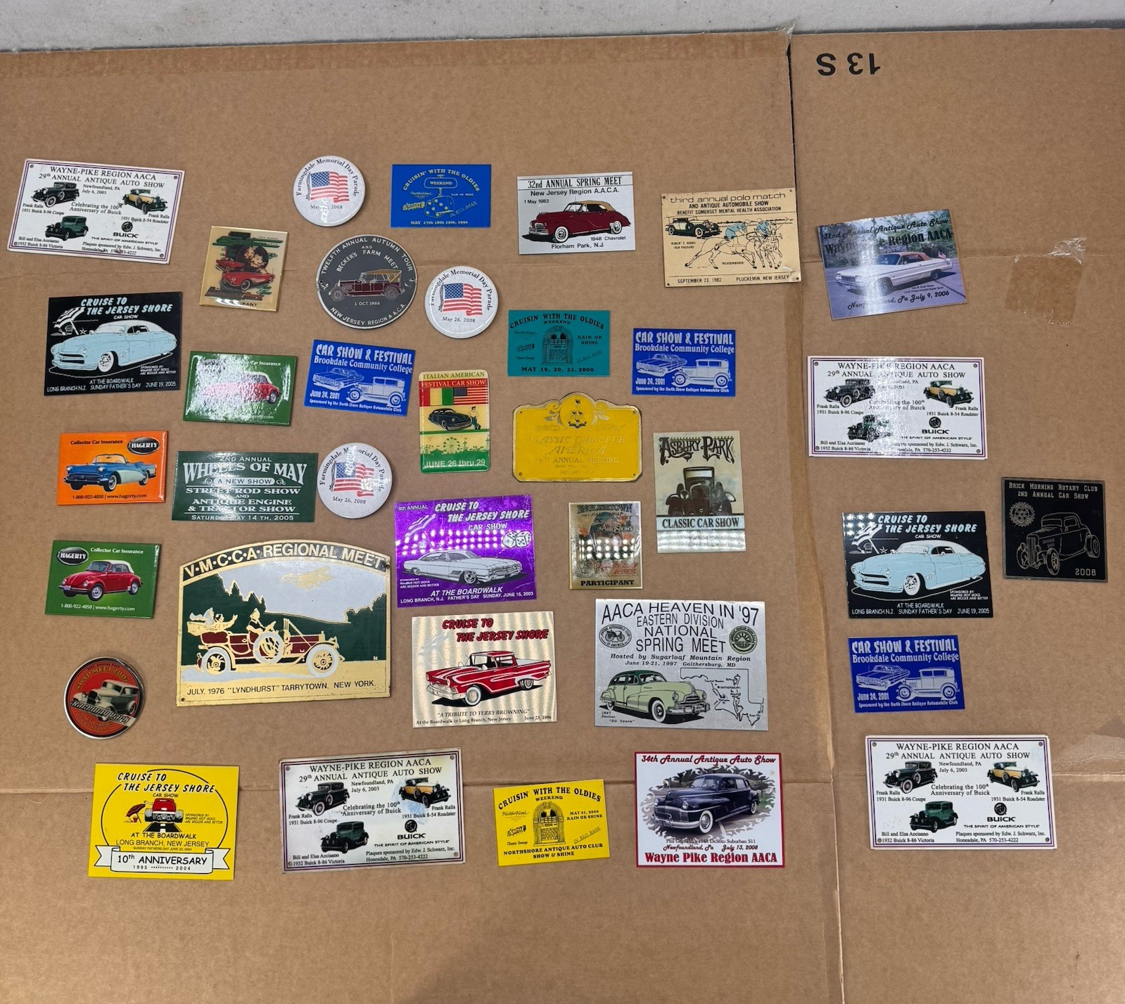 Vintage Classic Car Show Fridge Magnet Lot AACA Antique Auto Club Memorabilia Vintage Classic Car Show Fridge Magnet Lot AACA Antique Auto Club Memorabilia