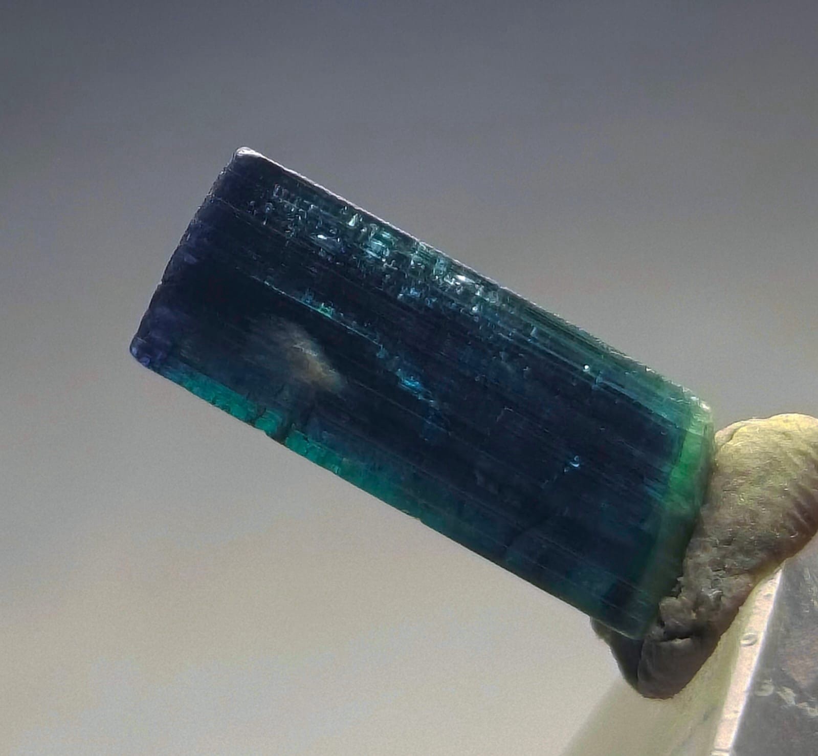 Amazing Indicolite Terminated Tourmaline Crystal From Afghanistan Amazing Indicolite Terminated Tourmaline Crystal From Afghanistan