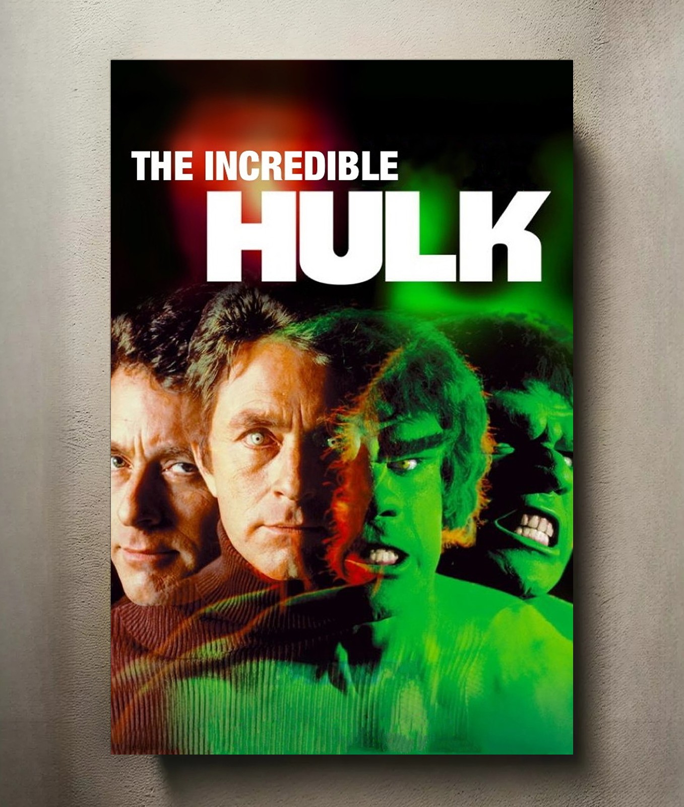 The Incredible Hulk 8x12 Metal TV Show Poster Sign