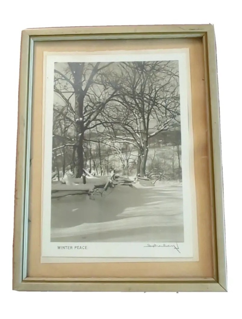 FRANK HOHENBERGER PHOTO BROWN COUNTY NASHVILLE INDIANA WINTER PEACE VTG Rare FRANK HOHENBERGER PHOTO BROWN COUNTY NASHVILLE INDIANA WINTER PEACE VTG Rare