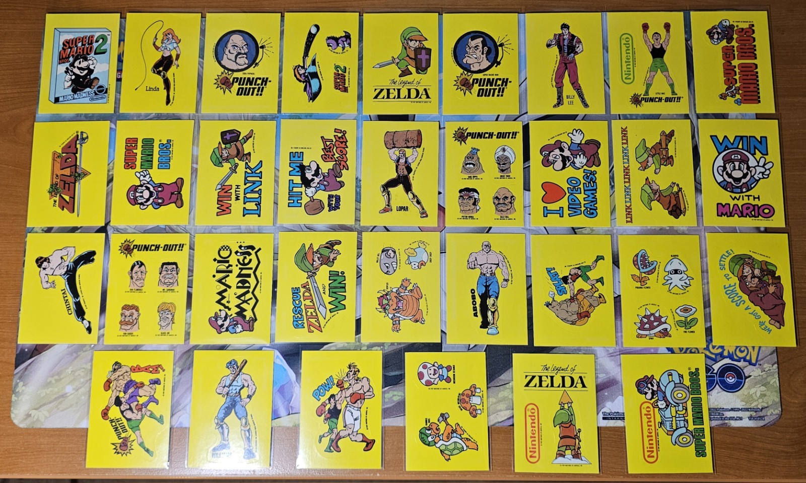 1989 Topps Nintendo Game Top Secret Tip Complete 33 Card Sticker Set Mario Zelda 1989 Topps Nintendo Game Top Secret Tip Complete 33 Card Sticker Set Mario Zelda