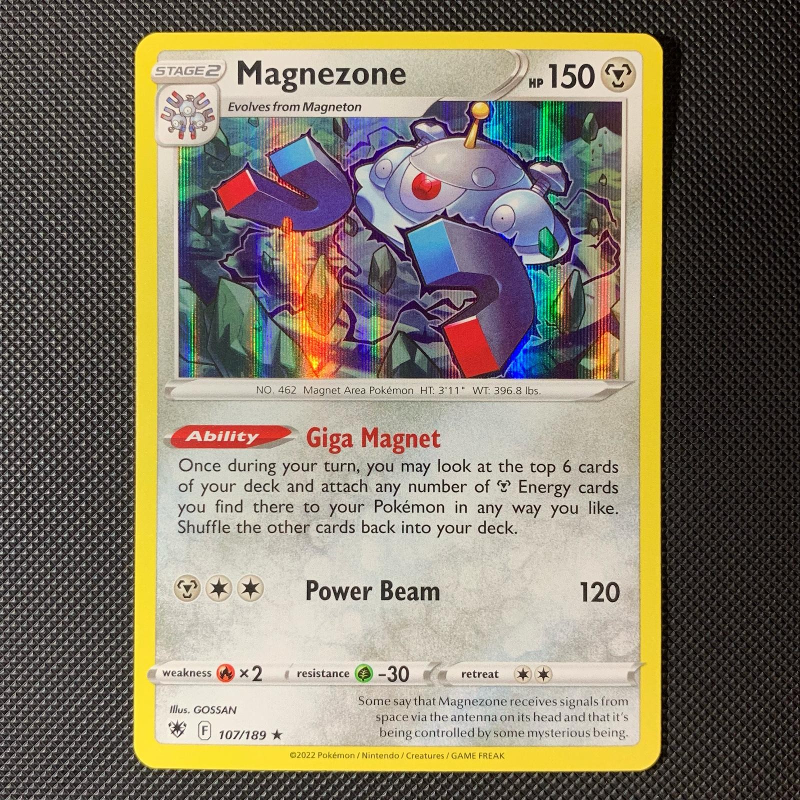 Magnezone 107/189 Holo Rare Astral Radiance Pokemon Near Mint Magnezone 107/189 Holo Rare Astral Radiance Pokemon Near Mint
