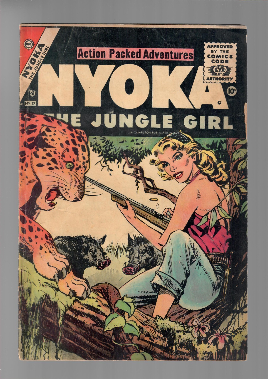 Nyoka The Jungle Girl #17 - Charlton - 1956 - GD/VG 3.0 Nyoka The Jungle Girl #17 - Charlton - 1956 - GD/VG 3.0