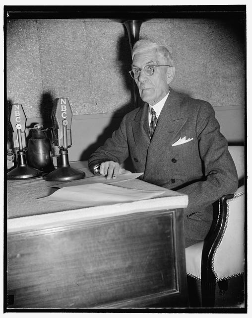Dr. Francis Townsend 1939 1940 NBC Microphones Townsend Plan Physician Dr. Francis Townsend 1939 1940 NBC Microphones Townsend Plan Physician