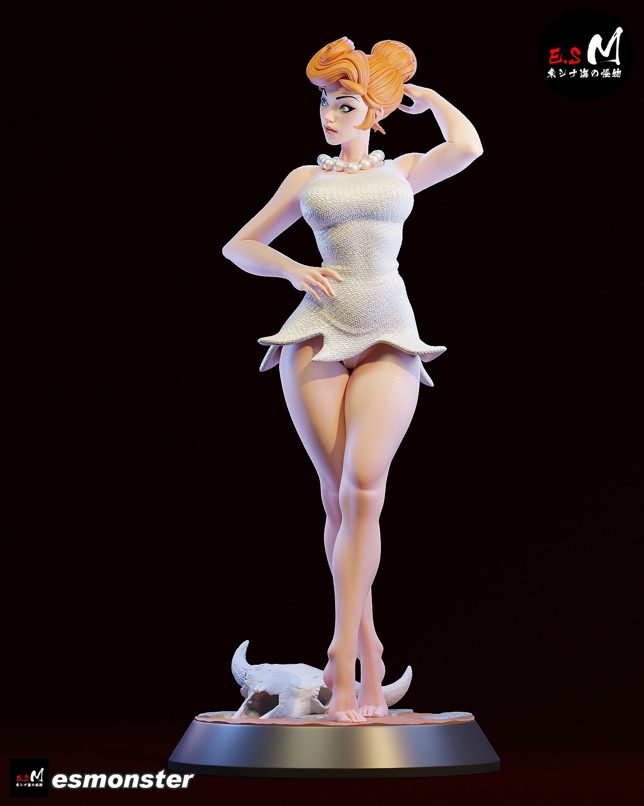 Wilma, Betty, Flintstones 30cm Hand Painted Collectible Display Model Figure Wilma, Betty, Flintstones 30cm Hand Painted Collectible Display Model Figure