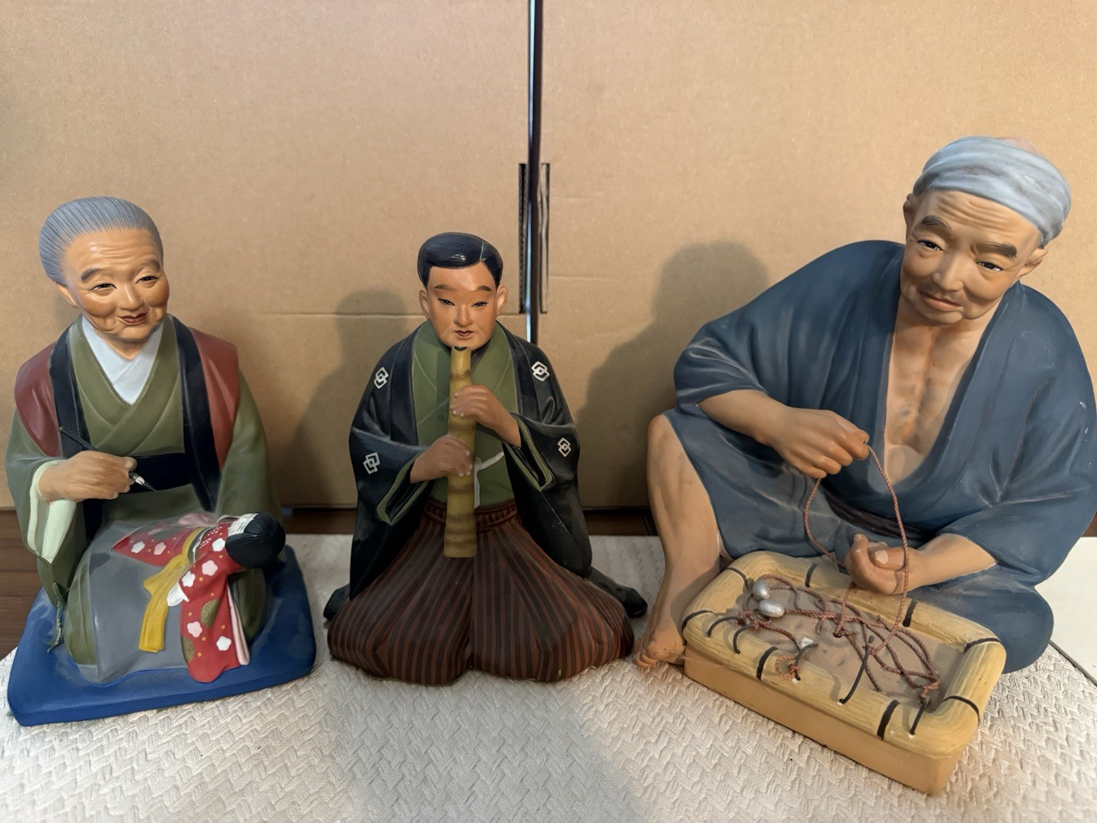 Vintage Hakata Urasaki Dolls Set of 3 – Made in Japan – Traditional Folk Art Vintage Hakata Urasaki Dolls Set of 3 – Made in Japan – Traditional Folk Art