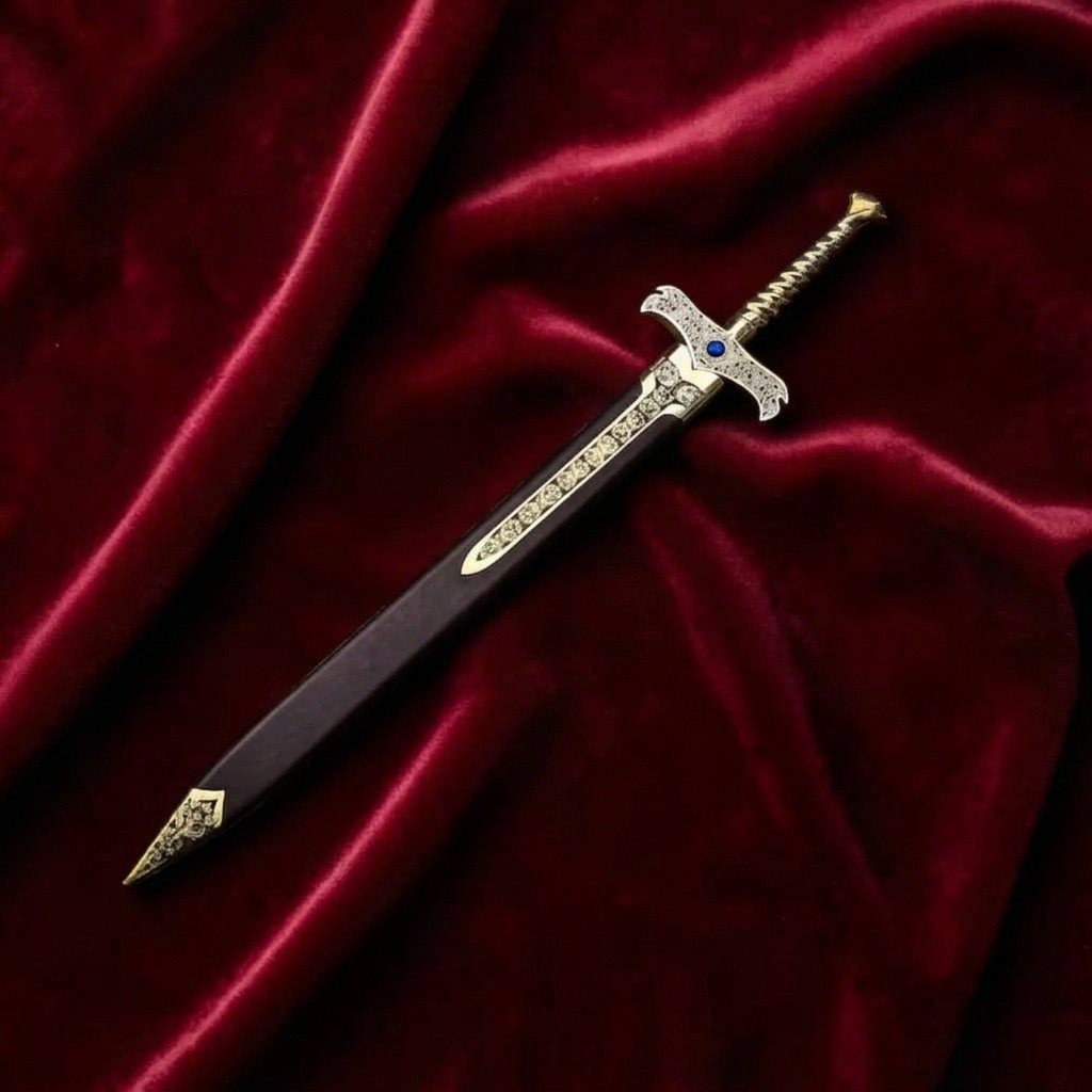 Handcrafted Merlin Excalibur Sword Replica: Medieval Steel Custom Replica Handcrafted Merlin Excalibur Sword Replica: Medieval Steel Custom Replica