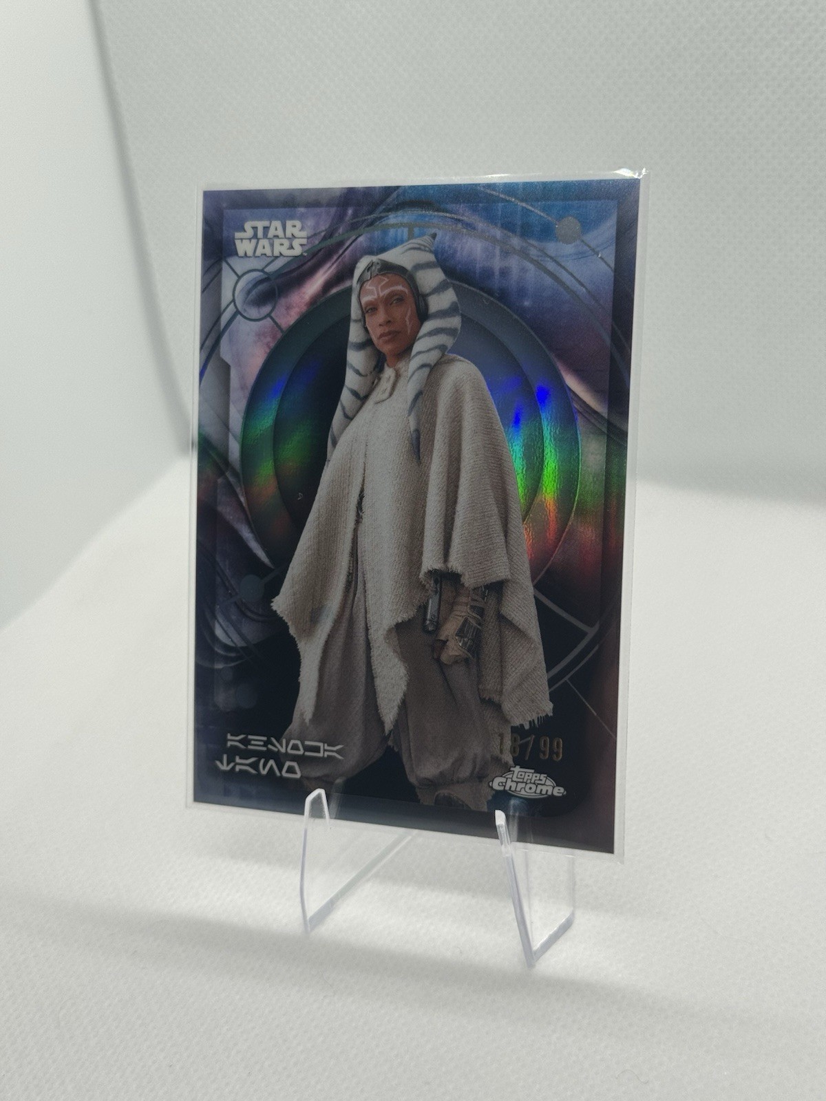 2026 Topps Chrome Star Wars Ashoka Tano 18/99 Refractor LOW NUMBER 2026 Topps Chrome Star Wars Ashoka Tano 18/99 Refractor LOW NUMBER
