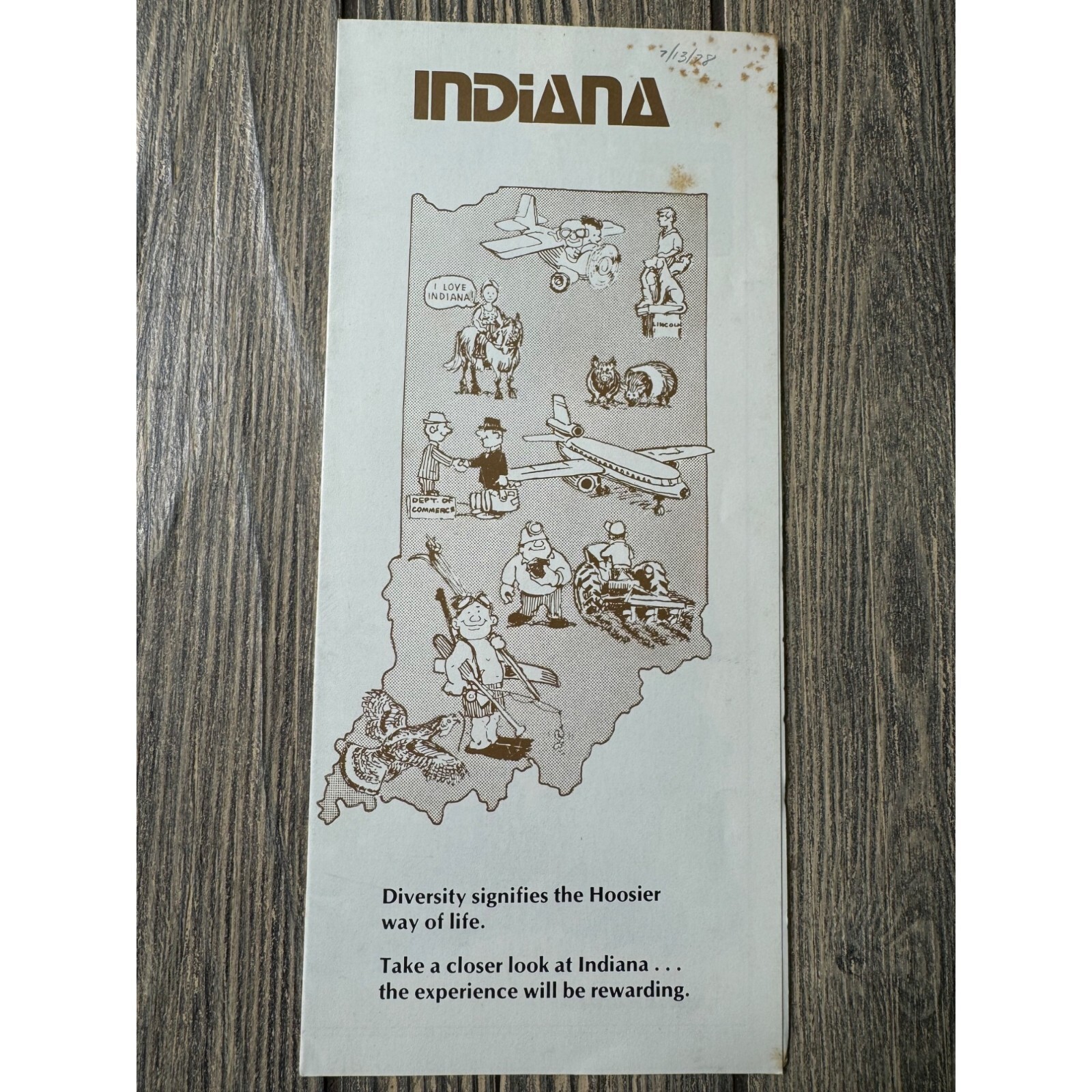 Vintage Indiana Travel Brochure 1977 Published By Indiana Department Of Commerce Vintage Indiana Travel Brochure 1977 Published By Indiana Department Of Commerce