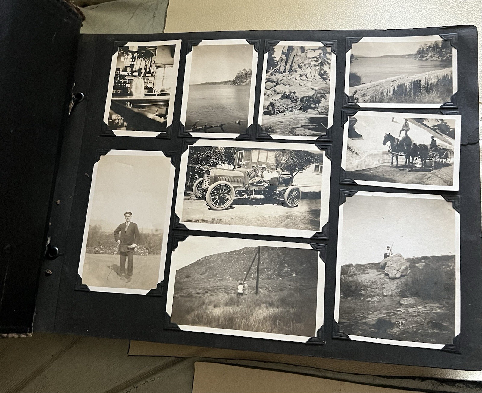 Antique Vintage 1920s 1930s Photo Album 340 Old Photographs California