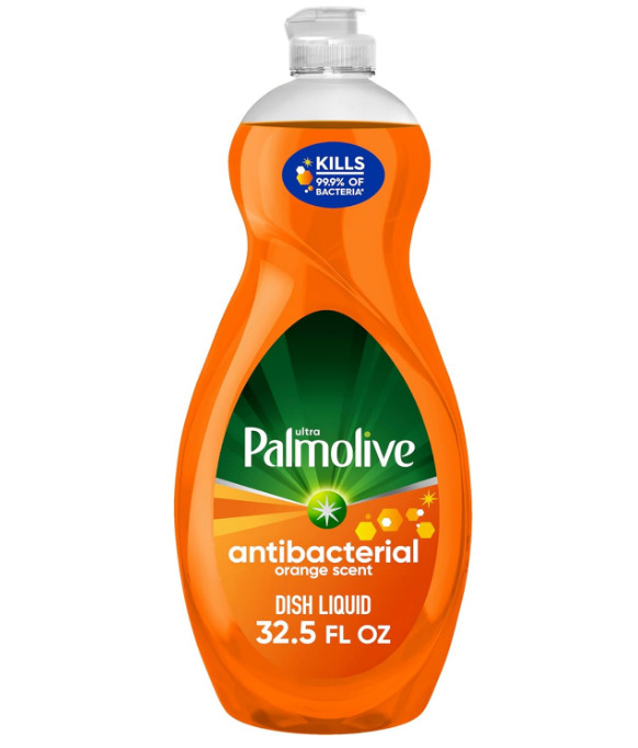 Palmolive Ultra Concentrated Antibacterial Liquid Dish Soap, Orange 32.5 F Palmolive Ultra Concentrated Antibacterial Liquid Dish Soap, Orange 32.5 F