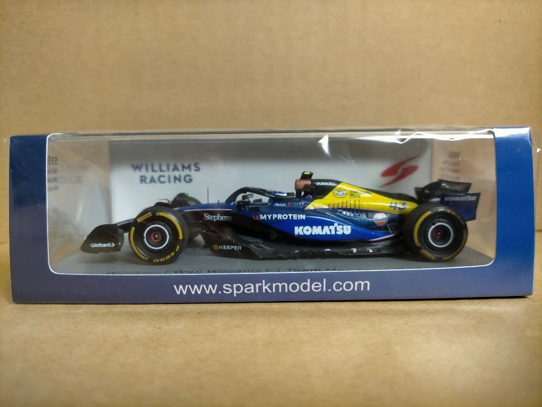 SPARK 1/43 Williams Mercedes F1 FW46 Colapinto #43 2024 Mexico GP Model SPARK 1/43 Williams Mercedes F1 FW46 Colapinto #43 2024 Mexico GP Model