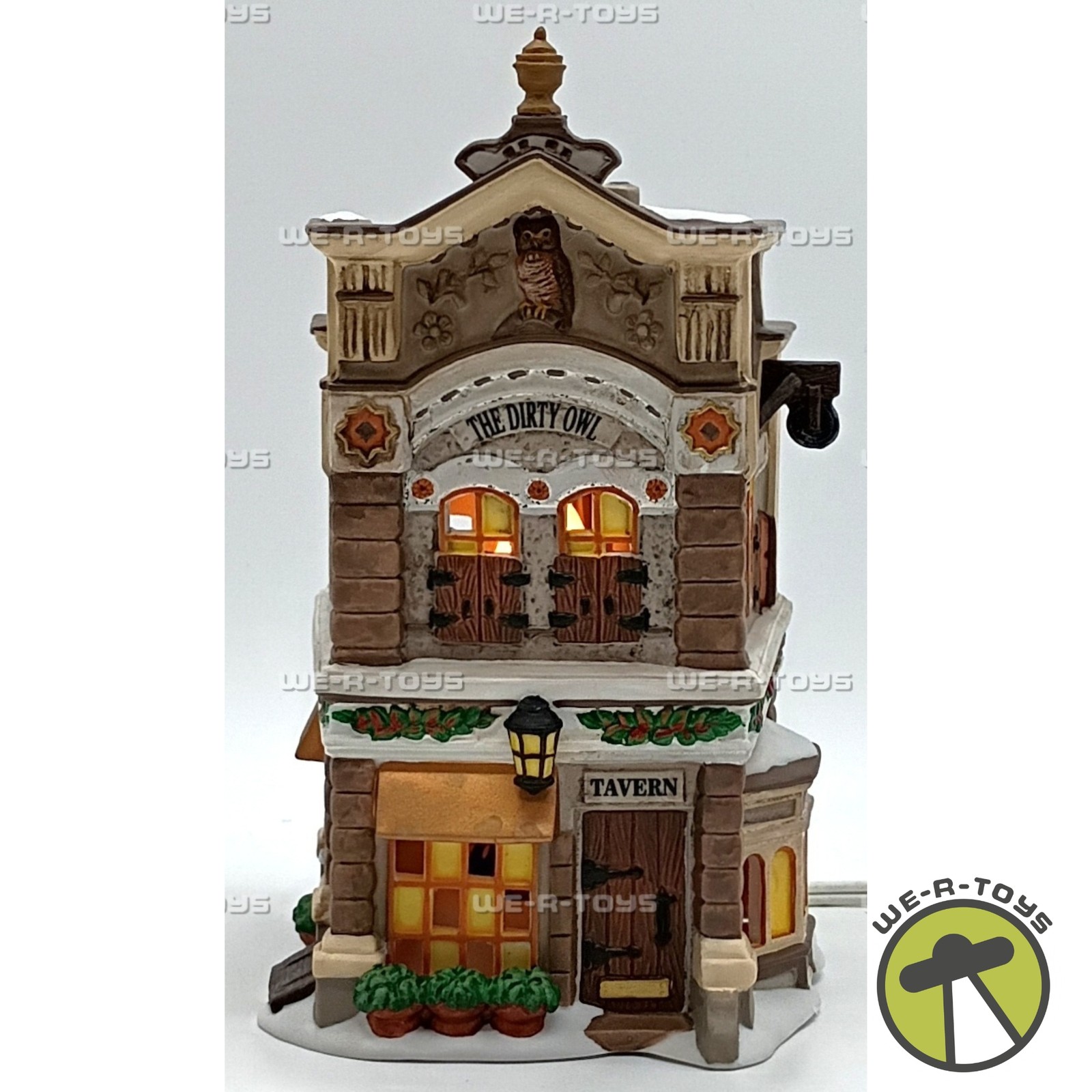 Department 56 The Dirty Owl New England Village Series Lighted Building #4030703 Department 56 The Dirty Owl New England Village Series Lighted Building #4030703