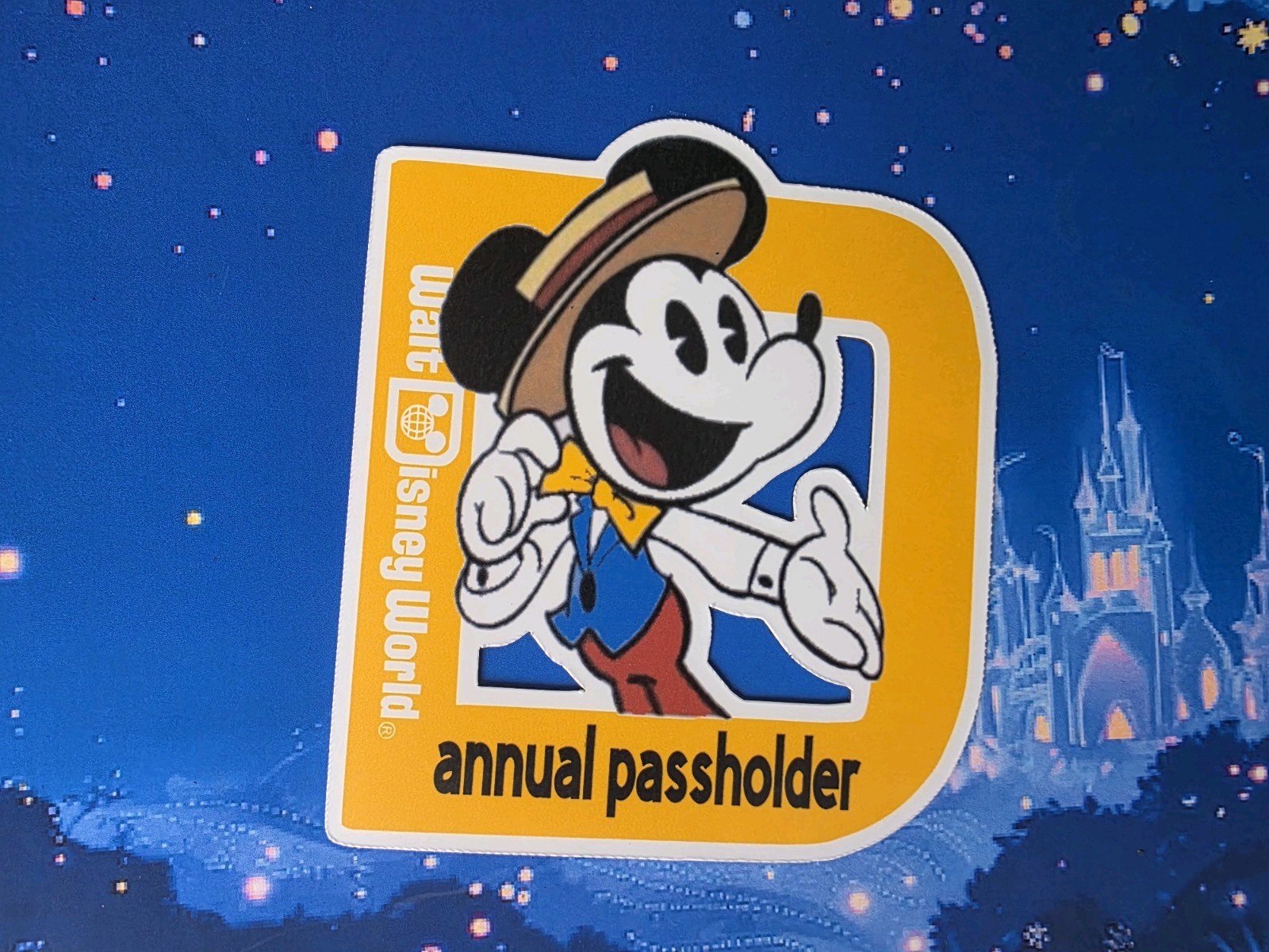 Walt Disney World Annual Passholder Magnet 2026 Mickey Mouse "HOMEMADE COPY" Walt Disney World Annual Passholder Magnet 2026 Mickey Mouse "HOMEMADE COPY"