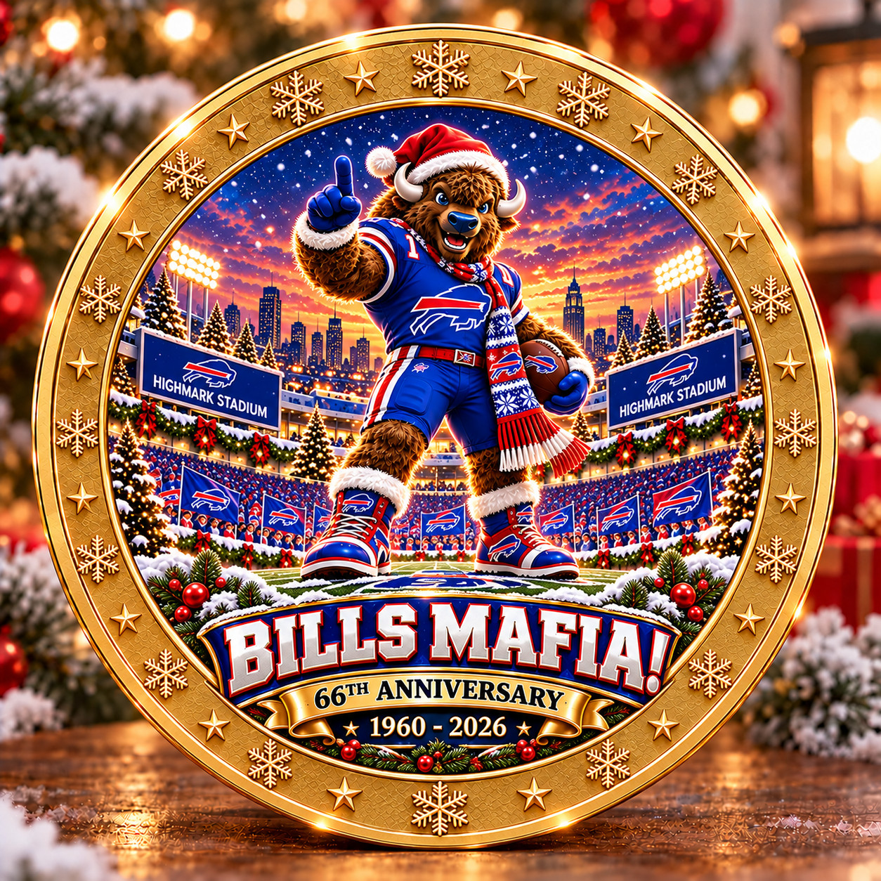 Bills Mafia Buffalo Bills Christmas Commemorative Coin 2026 Bills Mafia Buffalo Bills Christmas Commemorative Coin 2026