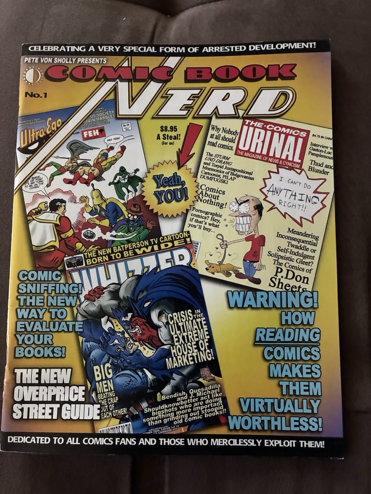 TwoMorrows Comic Book Nerd #1 Parody Magazine 2006 Pete Von Sholly Pre-owned