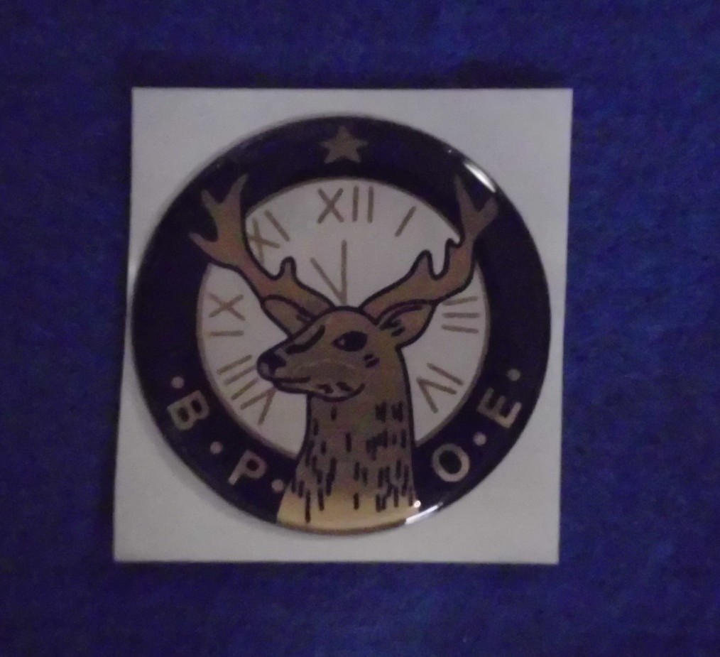 BPOE ELKS LODGE CLUB FULL COLOR 2" INCH EPOXY DOME CAR DECAL STICKER EMBLEM BPOE ELKS LODGE CLUB FULL COLOR 2" INCH EPOXY DOME CAR DECAL STICKER EMBLEM