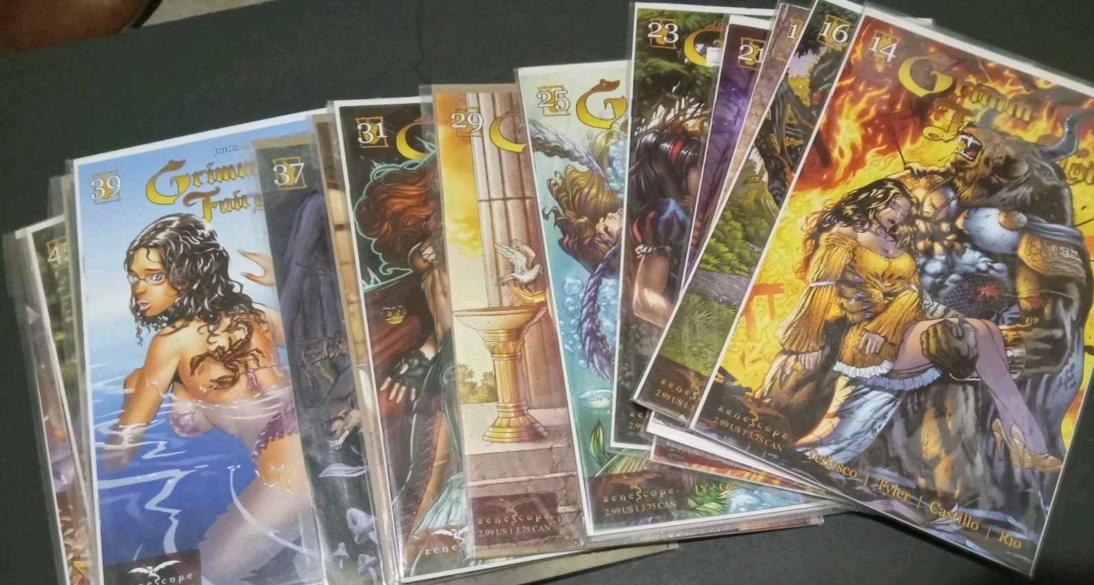 Grimm Fairy Tales lot of 75 Near Complete Series (Vol 1 , 1-125, 2005) Zenescope Grimm Fairy Tales lot of 75 Near Complete Series (Vol 1 , 1-125, 2005) Zenescope