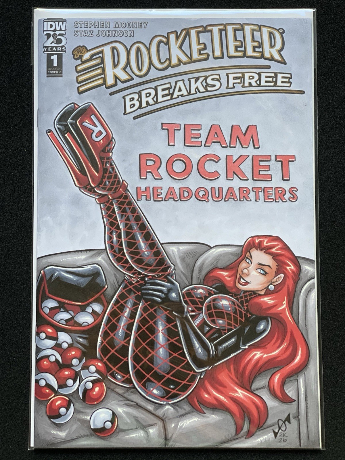 Pokémon Team Rocket Jessie Original Art Garrett Blair Rocketeer Comic Sketch Pokémon Team Rocket Jessie Original Art Garrett Blair Rocketeer Comic Sketch