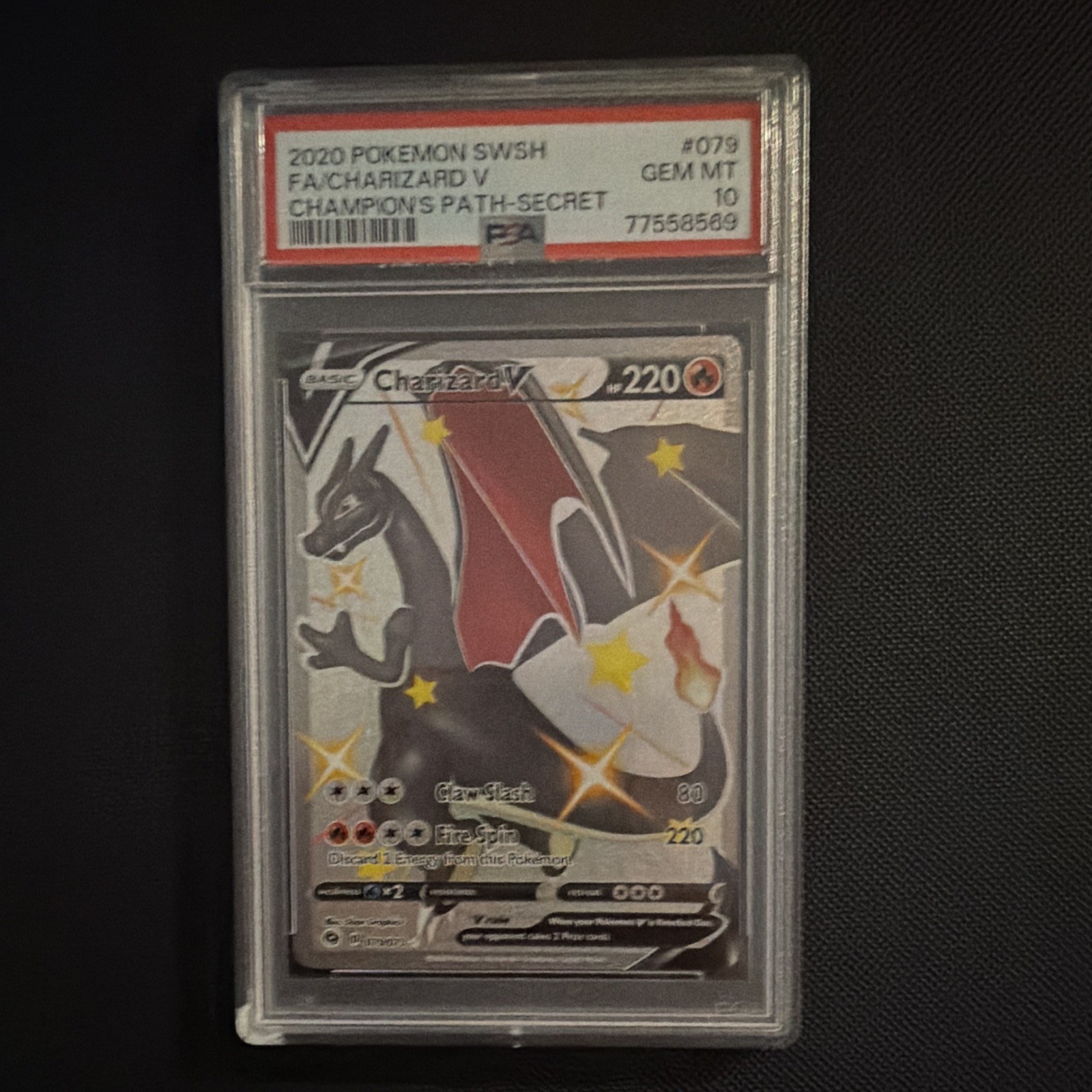 Charizard v Secret 79/73 Champions Path Holo Ultra Rare 2020 Edition Charizard v Secret 79/73 Champions Path Holo Ultra Rare 2020 Edition