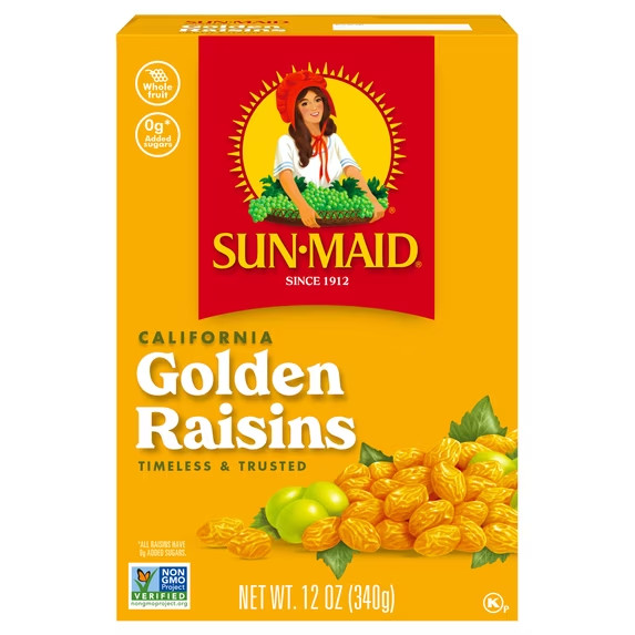 Sun-Maid® California Golden Raisins, 12 oz Bag in a Box Sun-Maid® California Golden Raisins, 12 oz Bag in a Box
