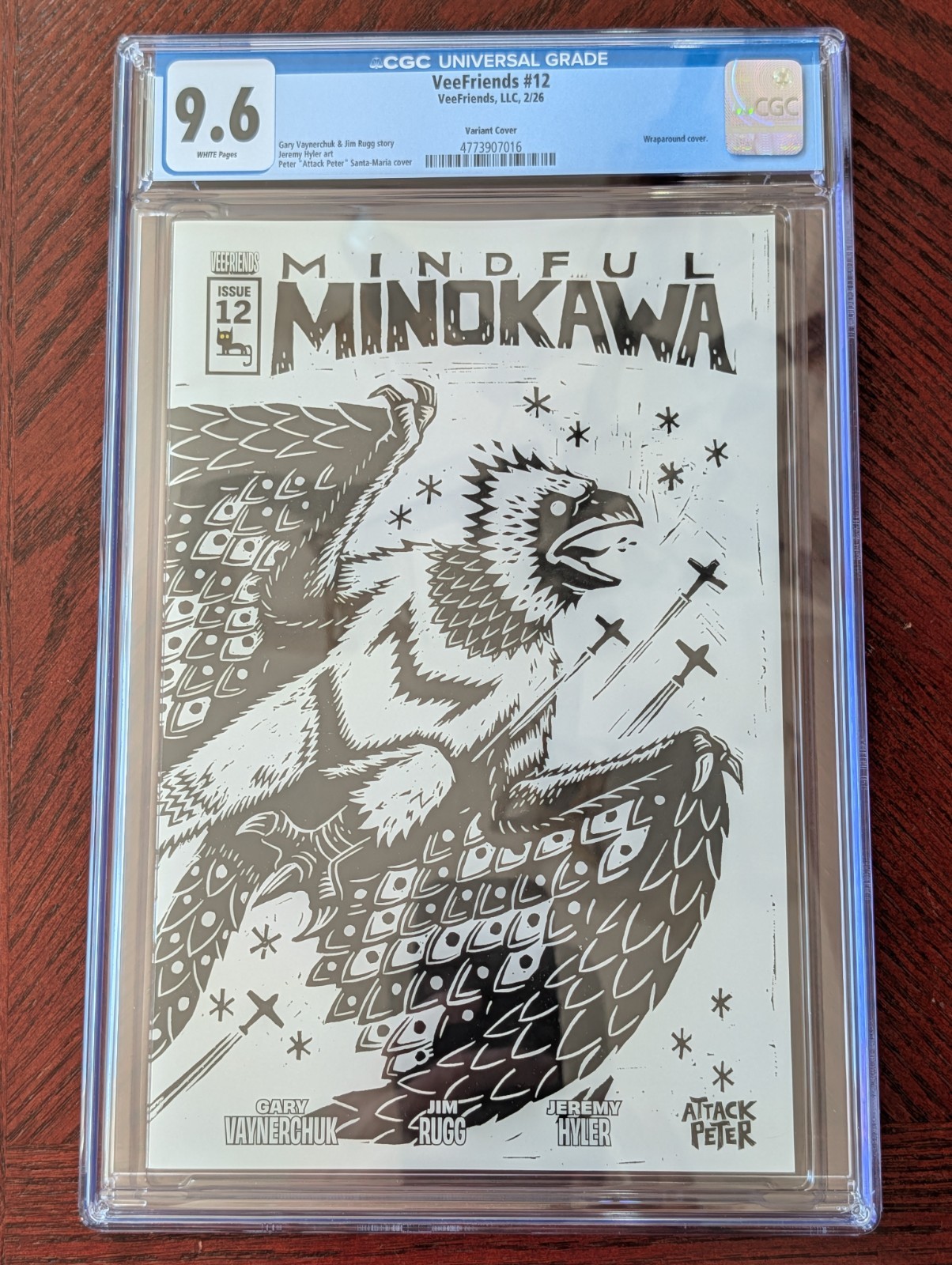 VeeFriends #12 CGC 9.6 Variant Mindful Mindkawa Attack Peter Gary Vee 2026 VeeFriends #12 CGC 9.6 Variant Mindful Mindkawa Attack Peter Gary Vee 2026
