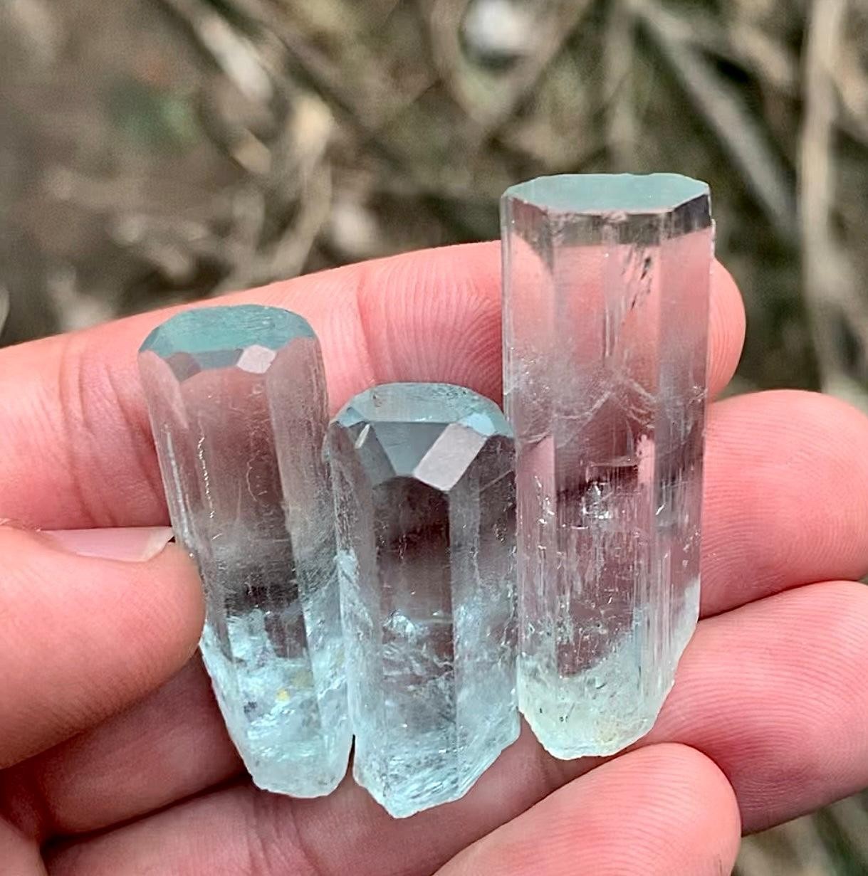 119 Carat  Aquamarine Crystals  Specimen From Pakistan 