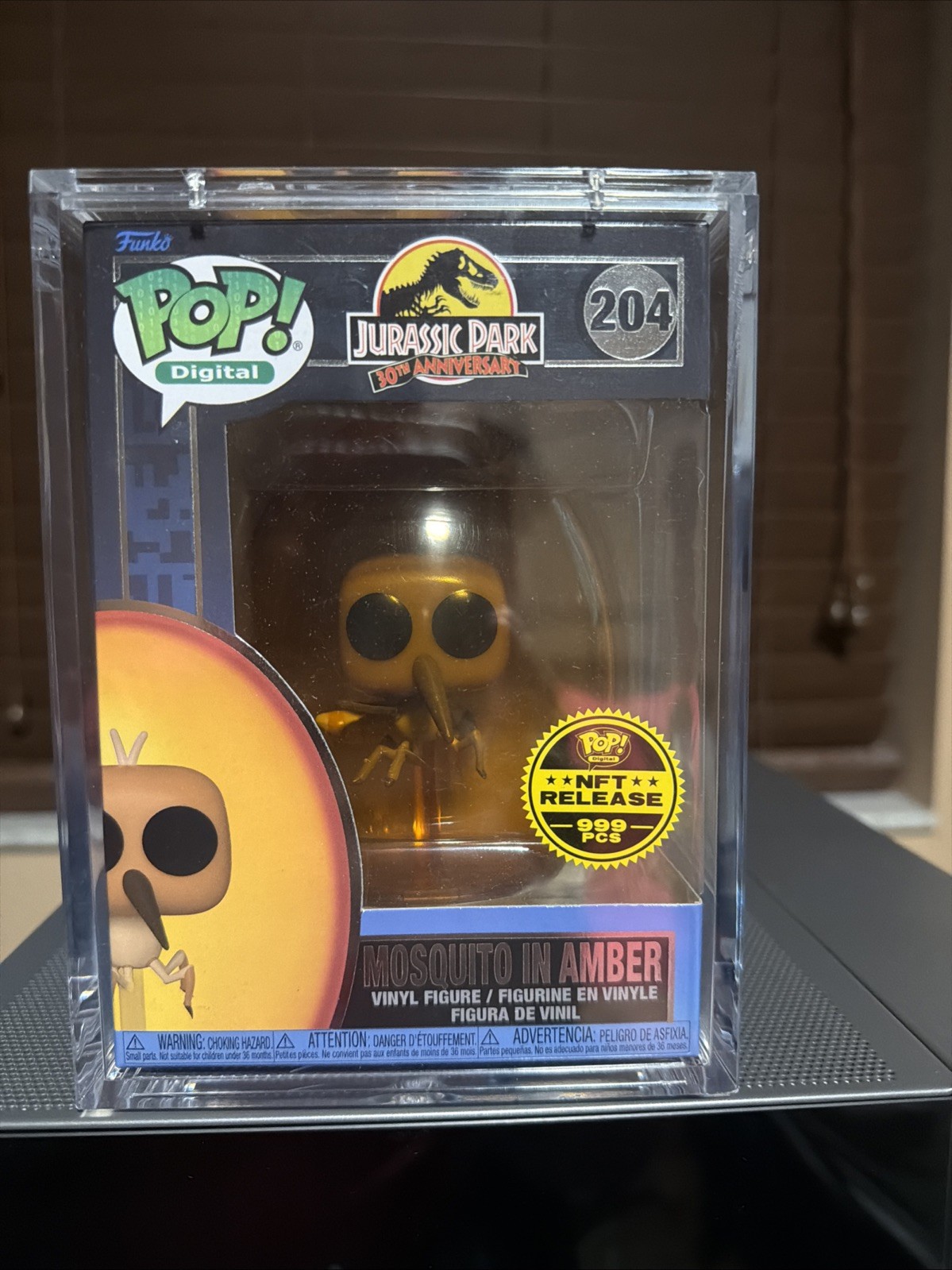 MOSQUITO IN AMBER JURASSIC PARK DIGITAL POP# 204 GRAIL LTD 999 MINT MOSQUITO IN AMBER JURASSIC PARK DIGITAL POP# 204 GRAIL LTD 999 MINT
