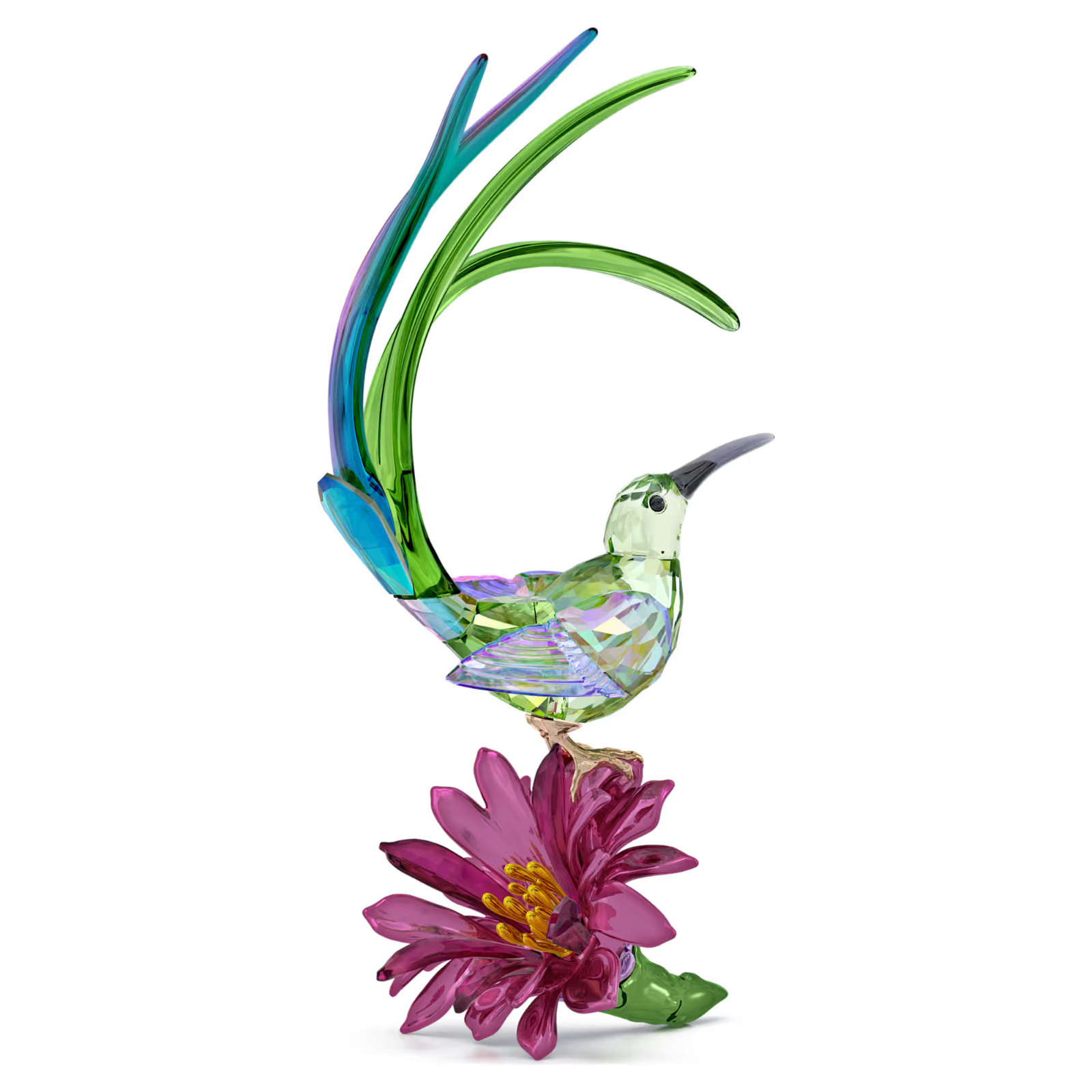 Swarovski Crystal IDYLLIA SUGARBIRD & CACTUS FLOWER Figurine 5675166 Swarovski Crystal IDYLLIA SUGARBIRD & CACTUS FLOWER Figurine 5675166