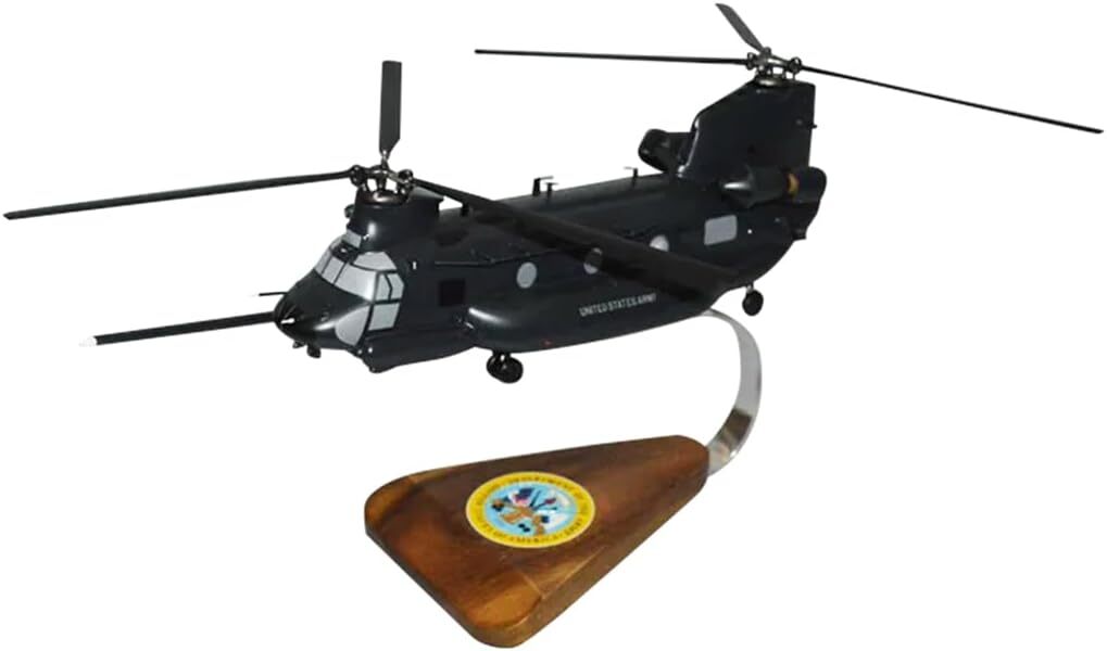 US Army Boeing MH-47 Special Ops 160th SOAR Desk Top Model 1/48 SC Helicopter US Army Boeing MH-47 Special Ops 160th SOAR Desk Top Model 1/48 SC Helicopter