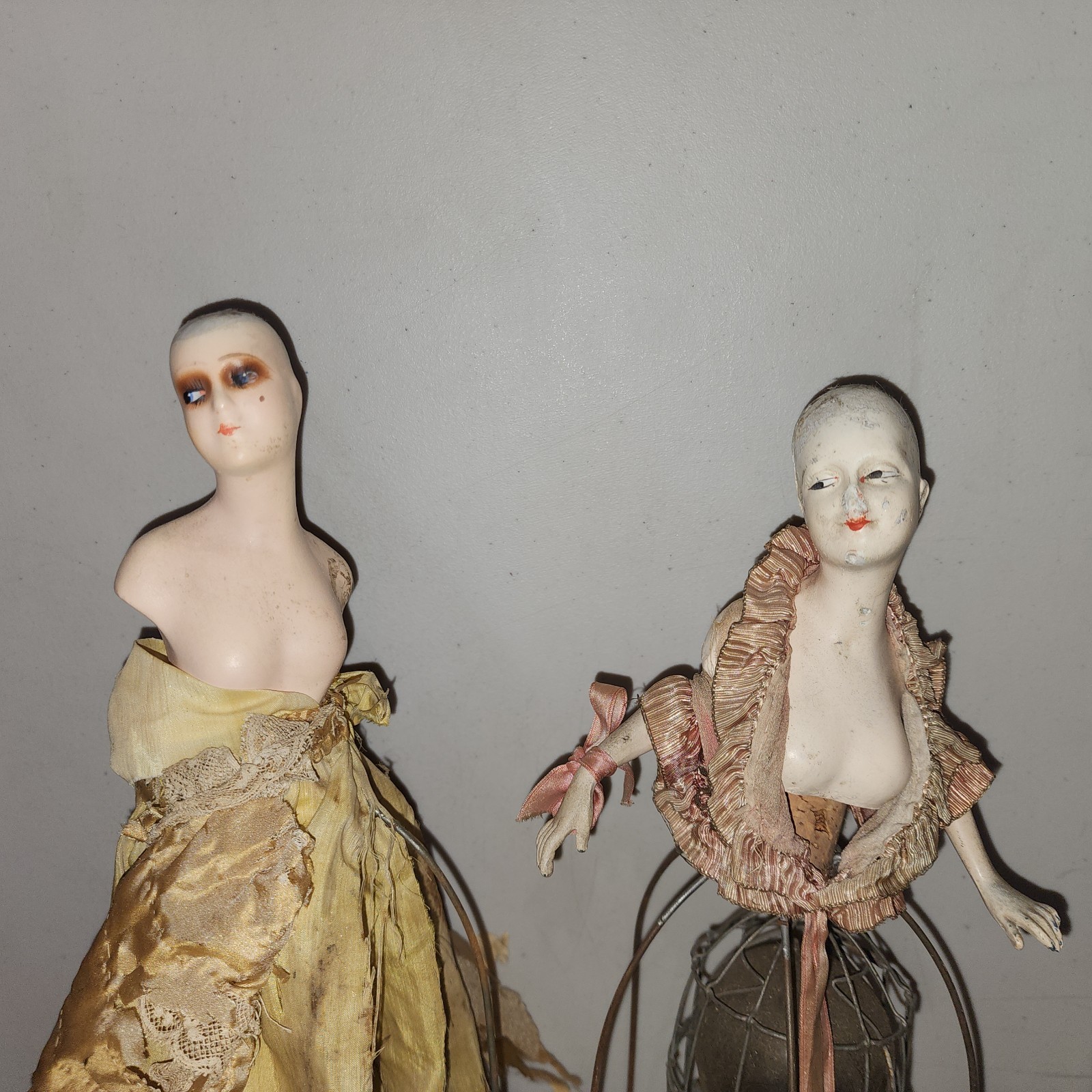 Antique 1920s Half Doll Boudoir Lamp-munzerlite 14" Newcomb Endicott Co Detroit Antique 1920s Half Doll Boudoir Lamp-munzerlite 14" Newcomb Endicott Co Detroit